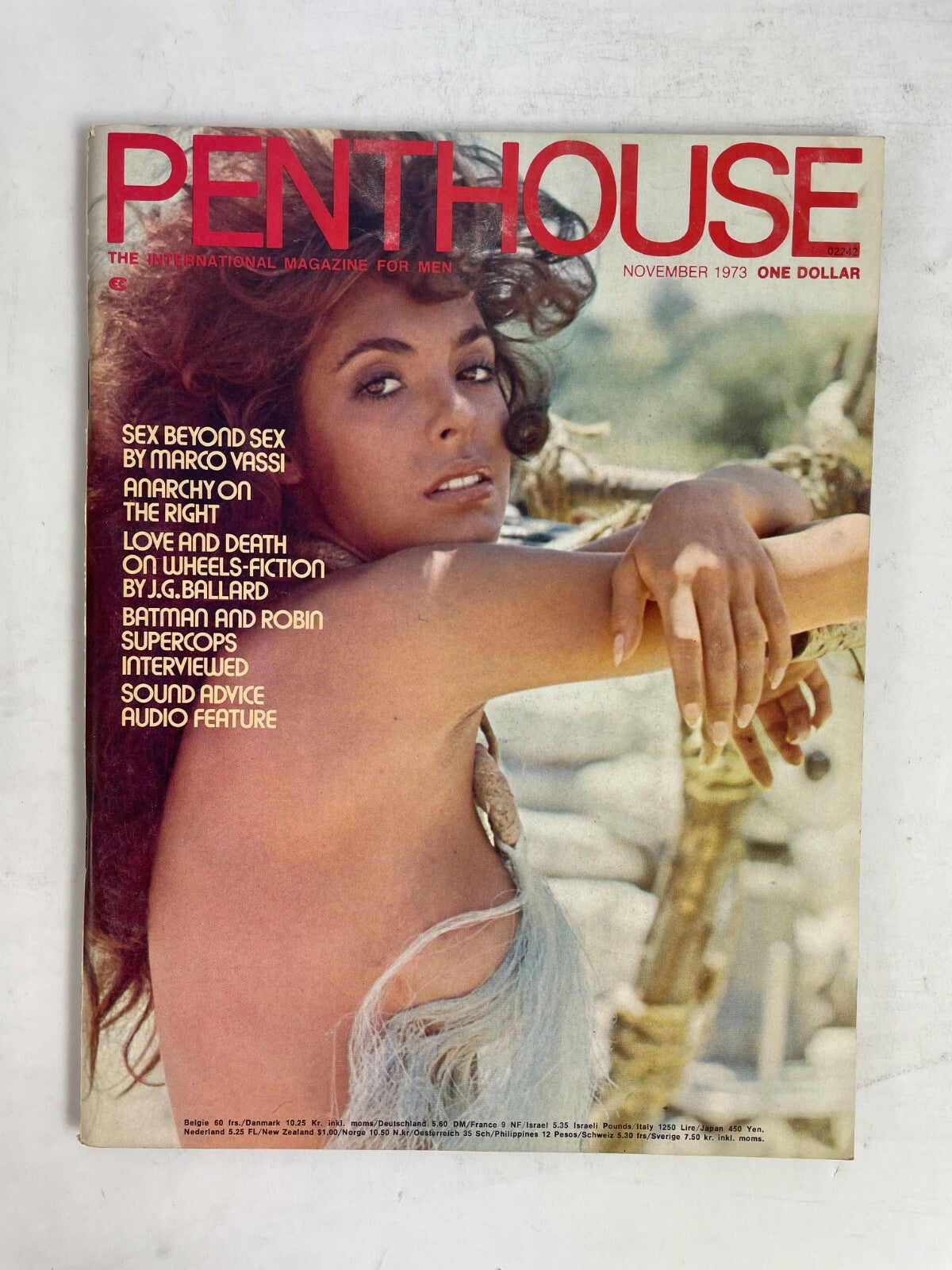 November 1973 Penthouse Magazine Love And Death By J.G.Ballard Batman Robin #P