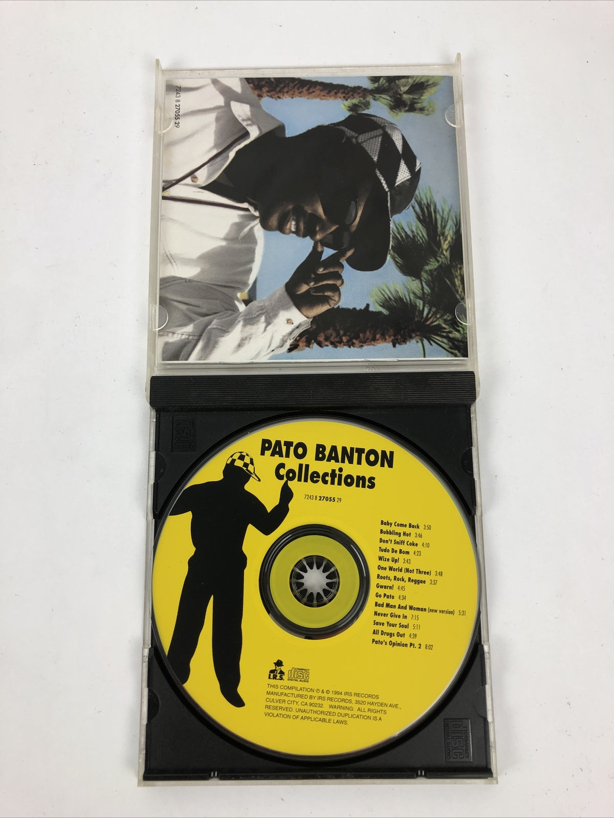 Rare Pato Banton Collections [Virgin] (CD, 1994, I.R.S. Records) MADE IN UK