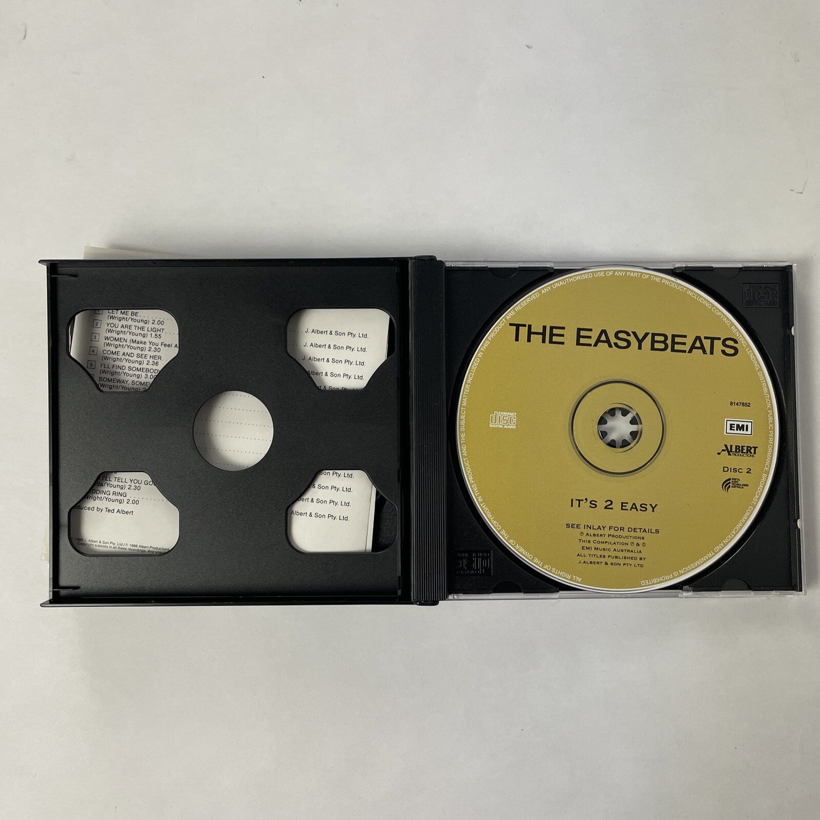 The Easybeats - Easy/ It's 2 Easy 2 Disc Set #20 