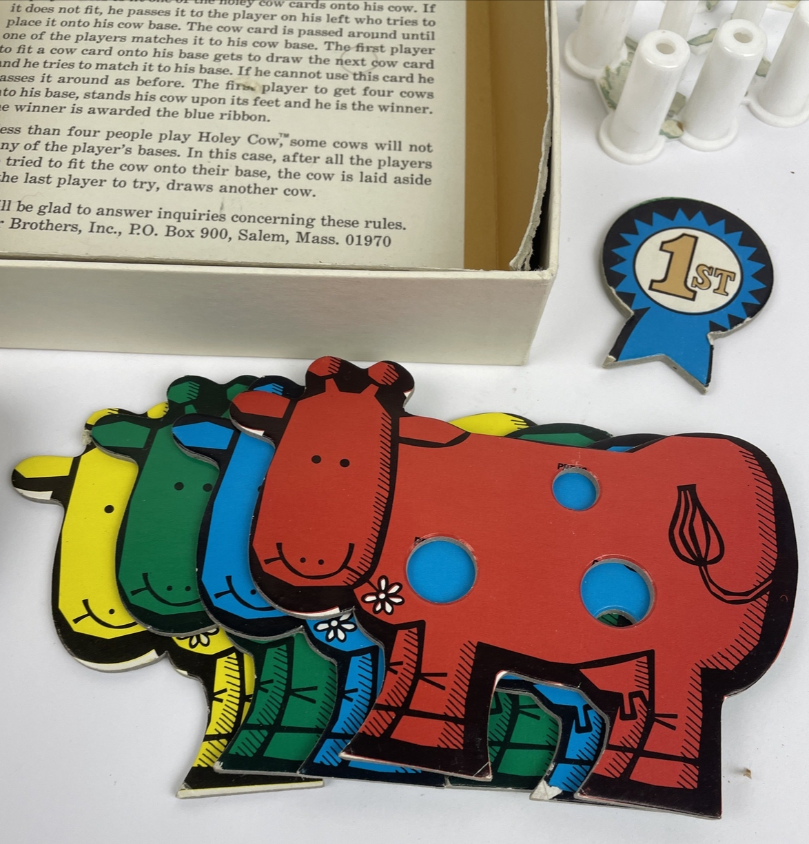 Vintage Rare Parker Holey Cow ! Game 1970 For the Small Fry / Kids Board Game