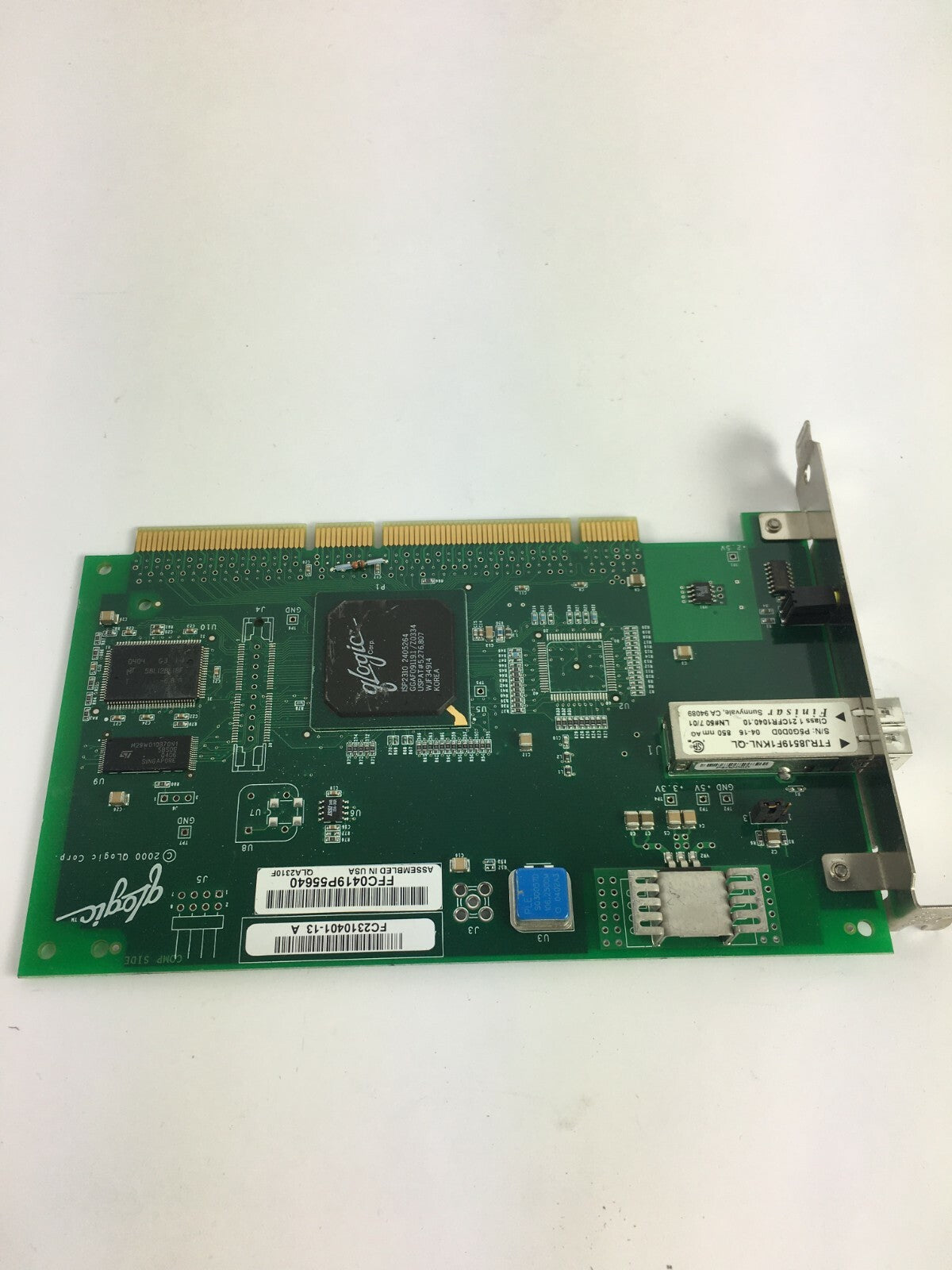 Genuine Qlogic FTRJ8519F1KNL-QL ISP2310 Ethernet Port PCI Card Desktop PC