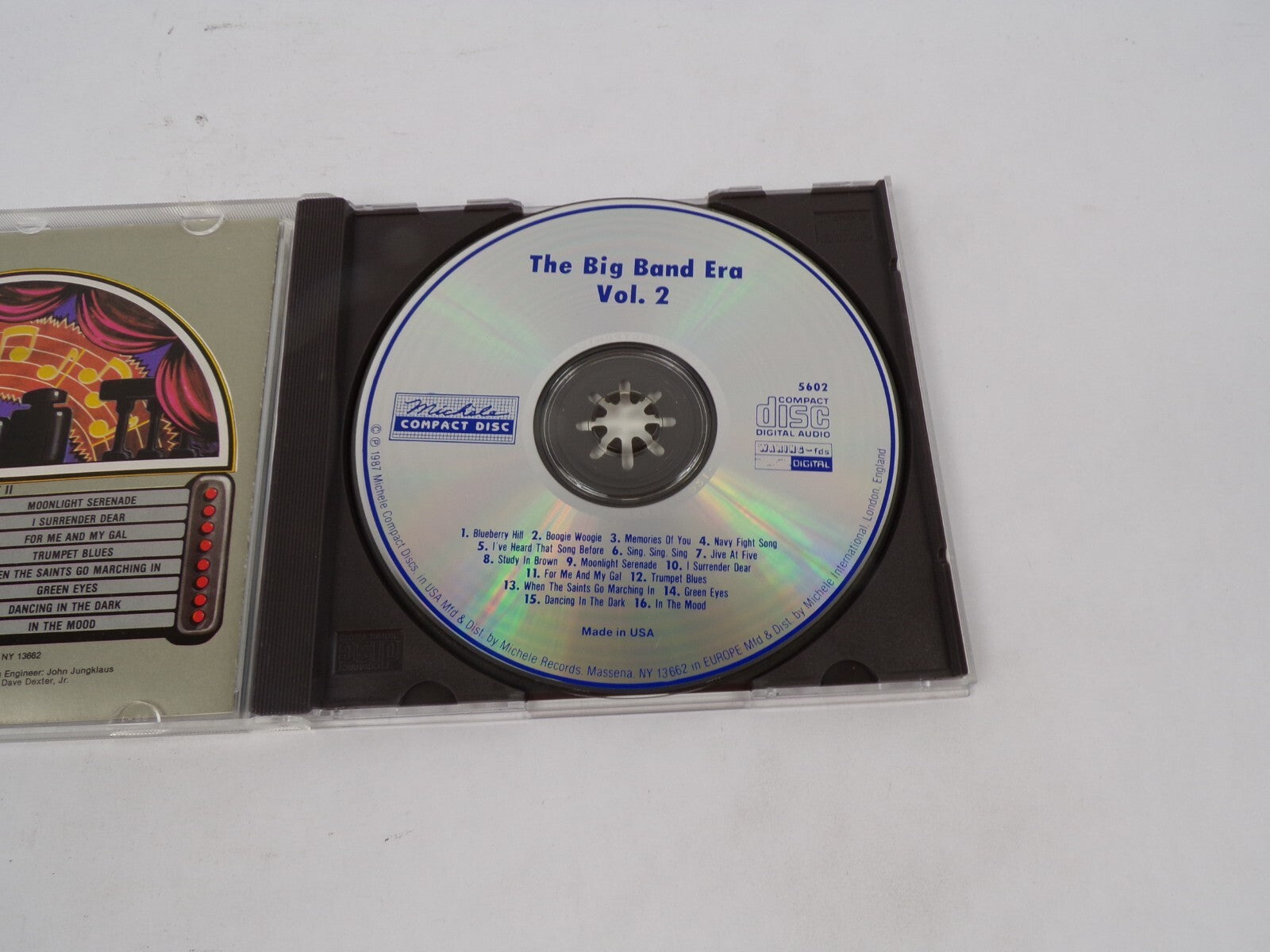 The Big Band Era Michele Compact Discs Blueberry Hill Boogie Woogie, MemoriCD#68