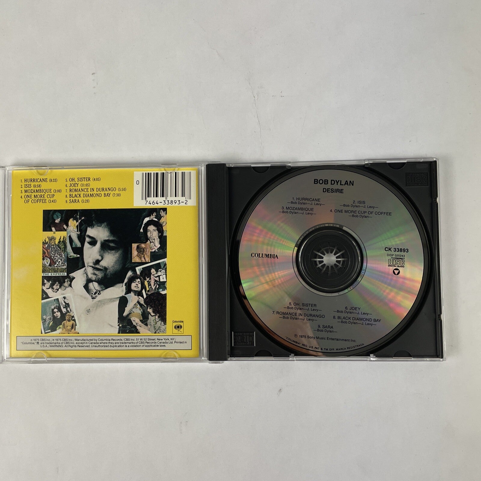 Bob Dylan - Desire CD  (1985)   #16
