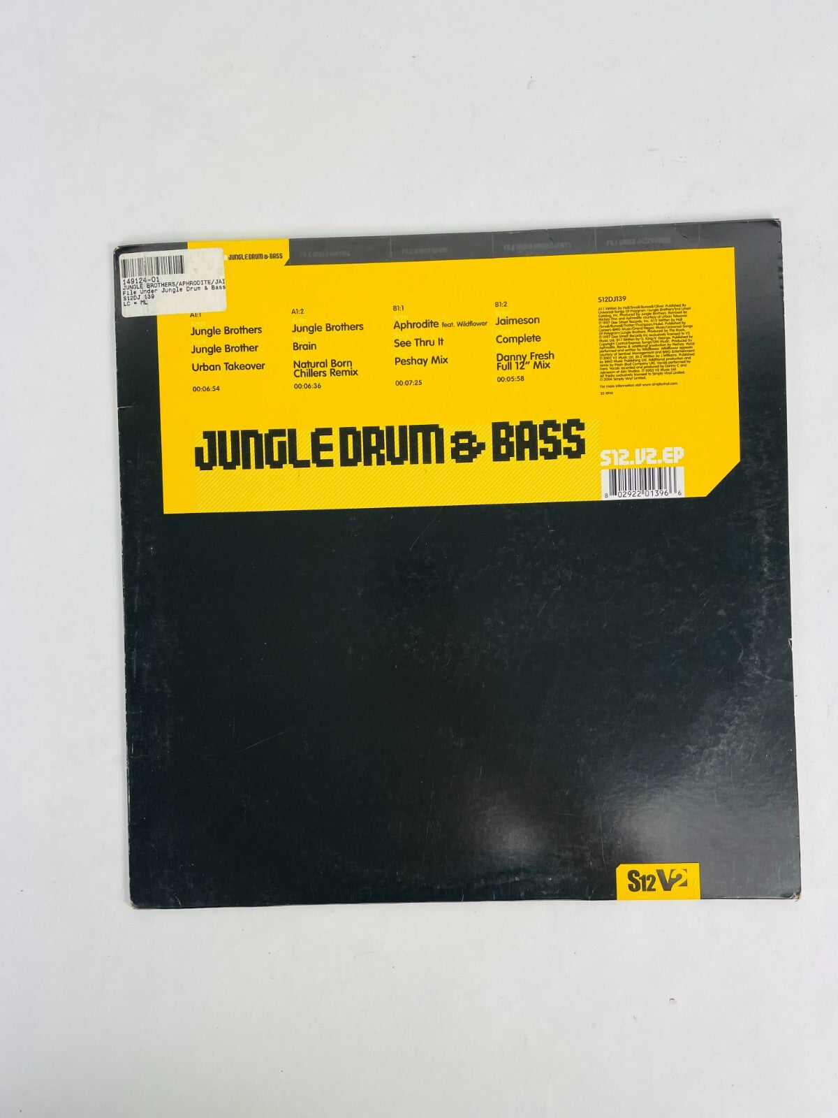 S12 :V2 JungleDrum & Bass Vinyl Record