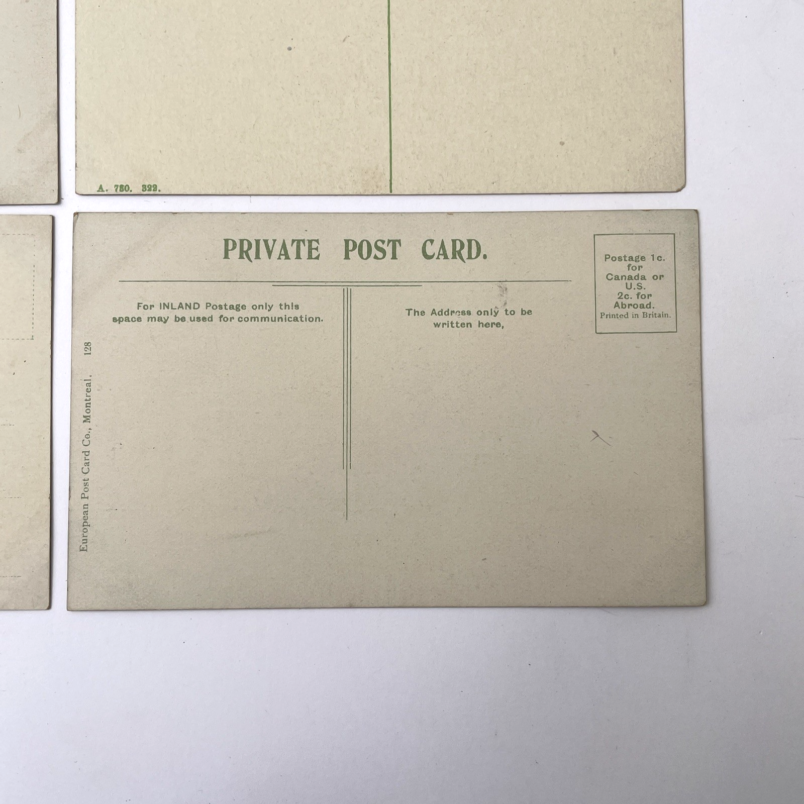 Montreal Quebec Canada Antique Early 1900's Post Card Lot of 10 - Jean Baptiste