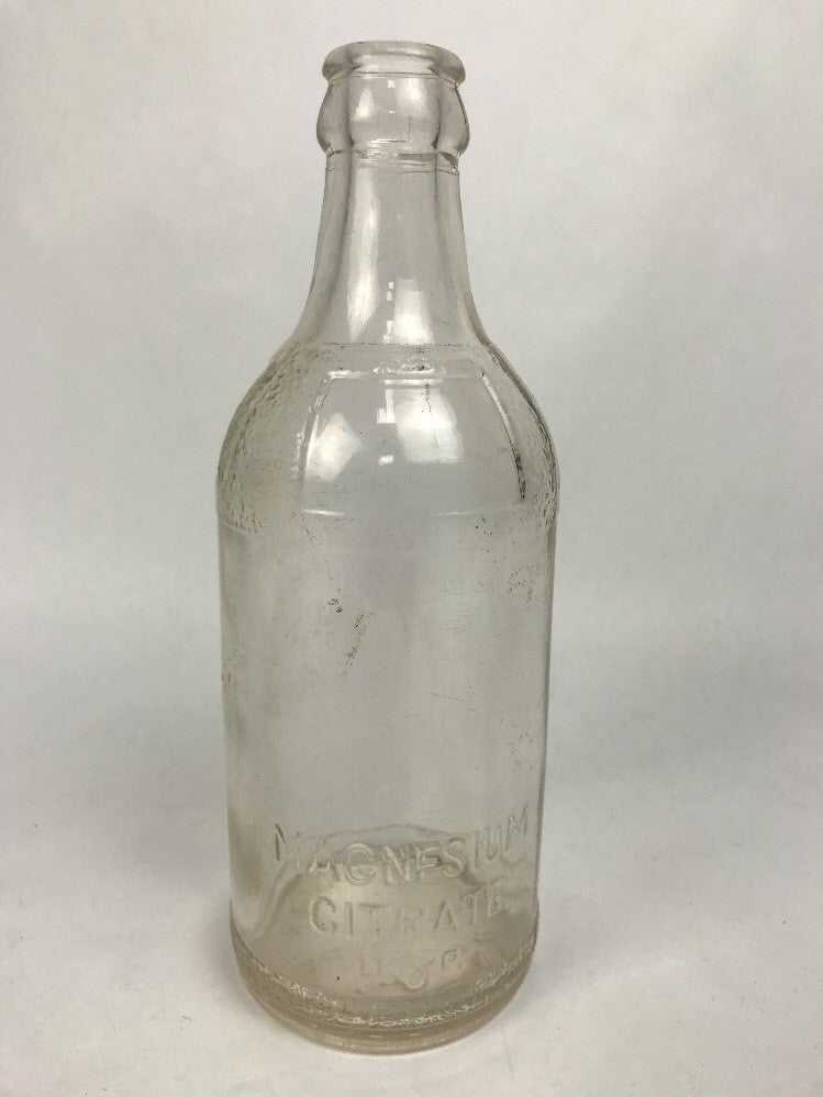 Old Vintage Magnesium Sulphate Glass Registered - Not To Be Refilled