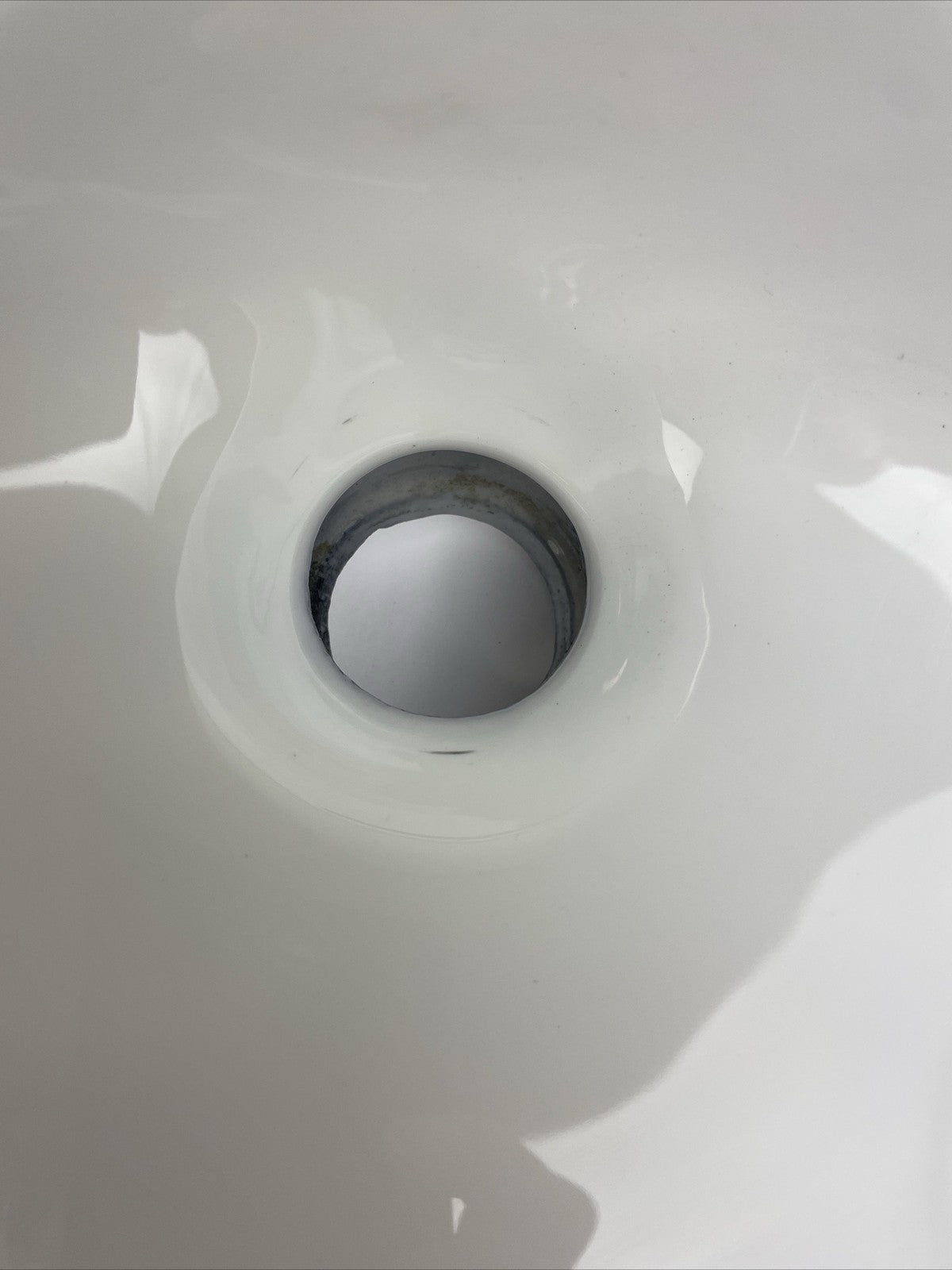 KOHLER K-2904 Farmington white cast iron drop in bathroom sink 8 inch widespread faucet centerset NOS