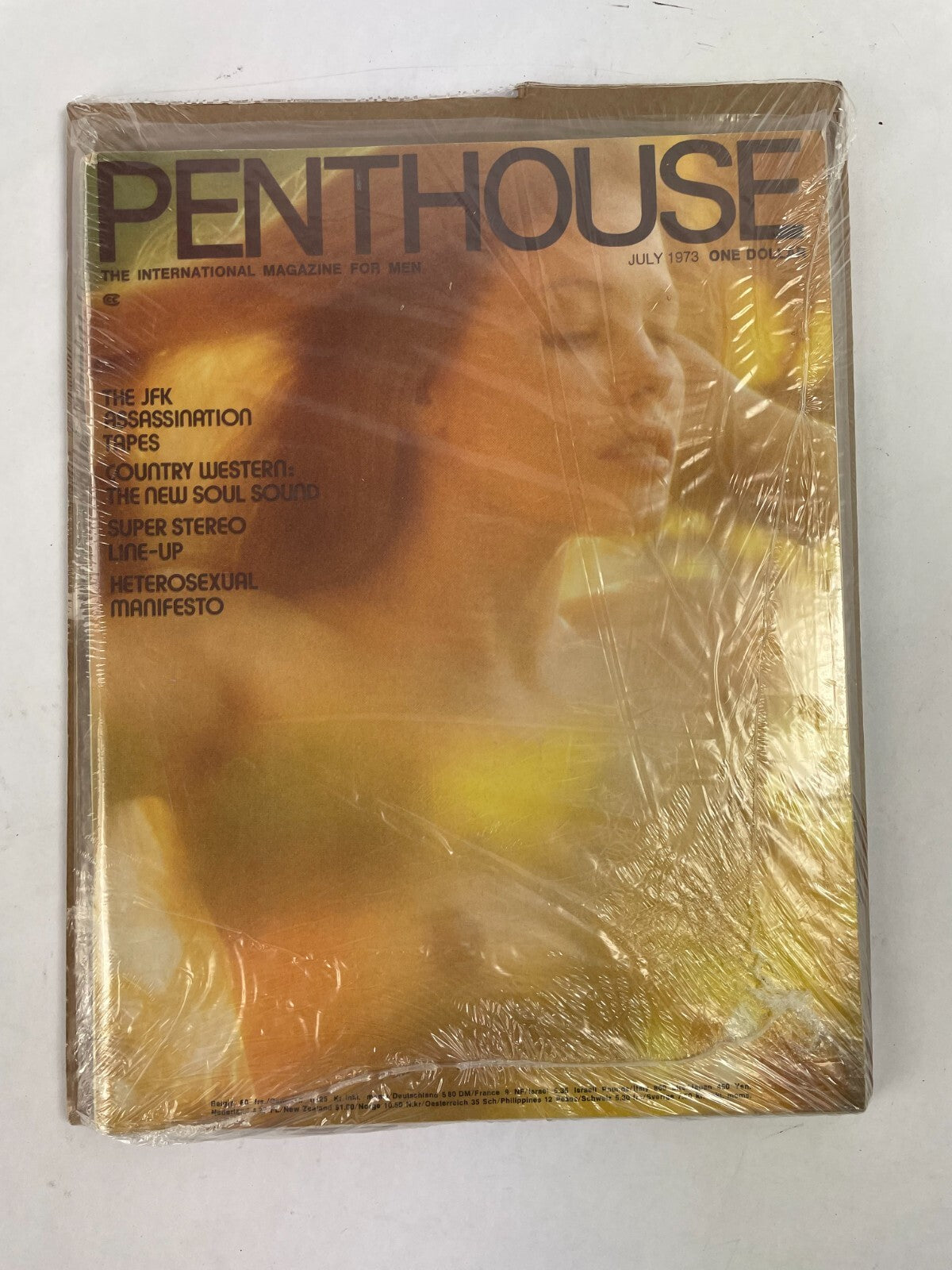 July 1973 Penthouse Magazine The JFK Assassination Tapes Heterosexual Manifesto