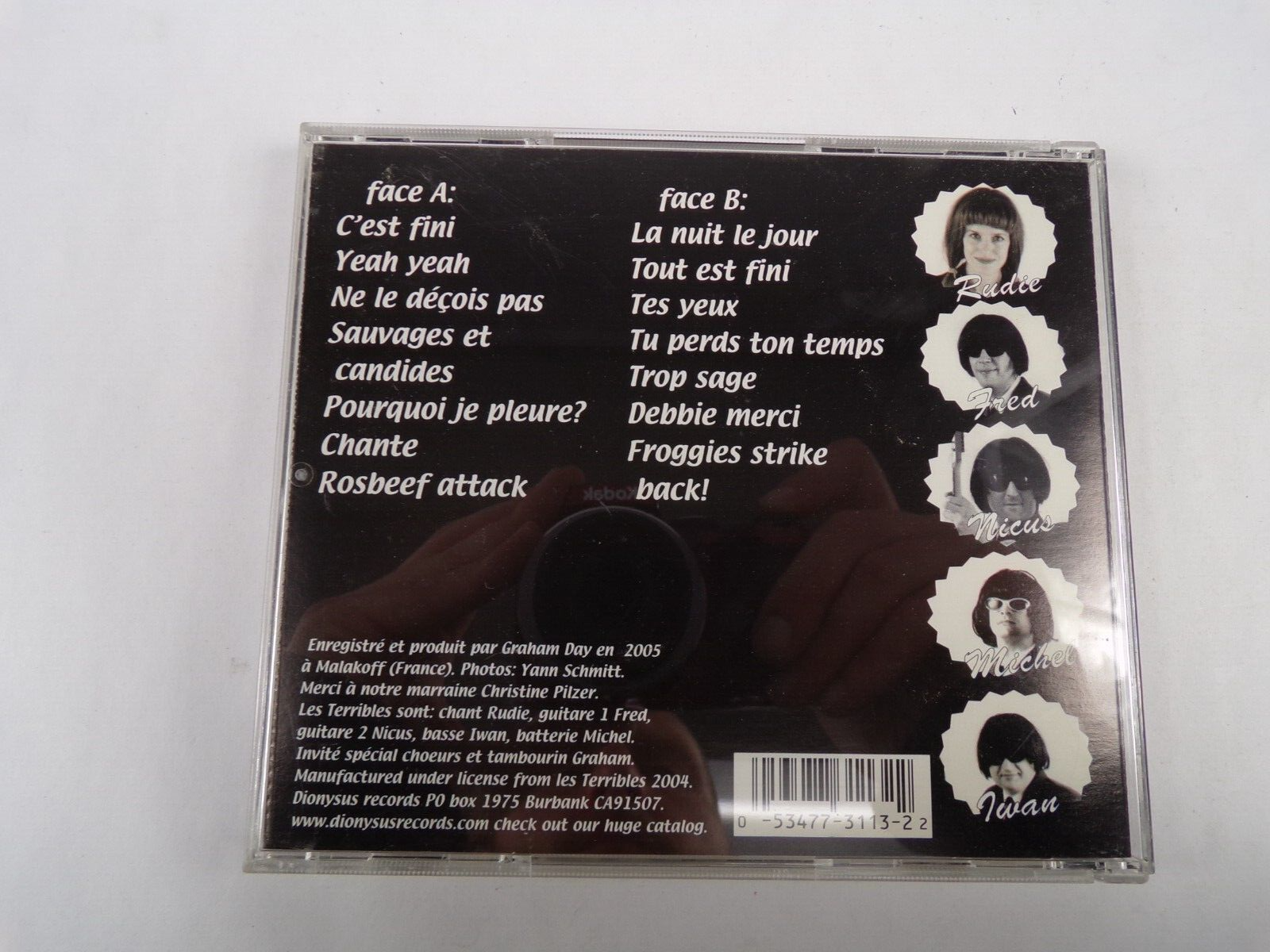 Les Terribles Cest Fini Yeah Yeah Ne Le Decois Pas Sauvages Et Candides CD#59