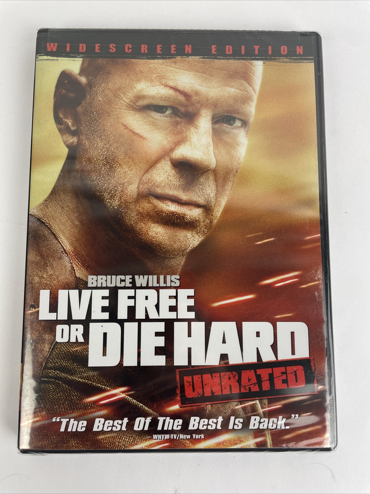 " Live Free or Die Hard " (DVD, 2007, Widescreen, Unrated) Bruce Willis NEW