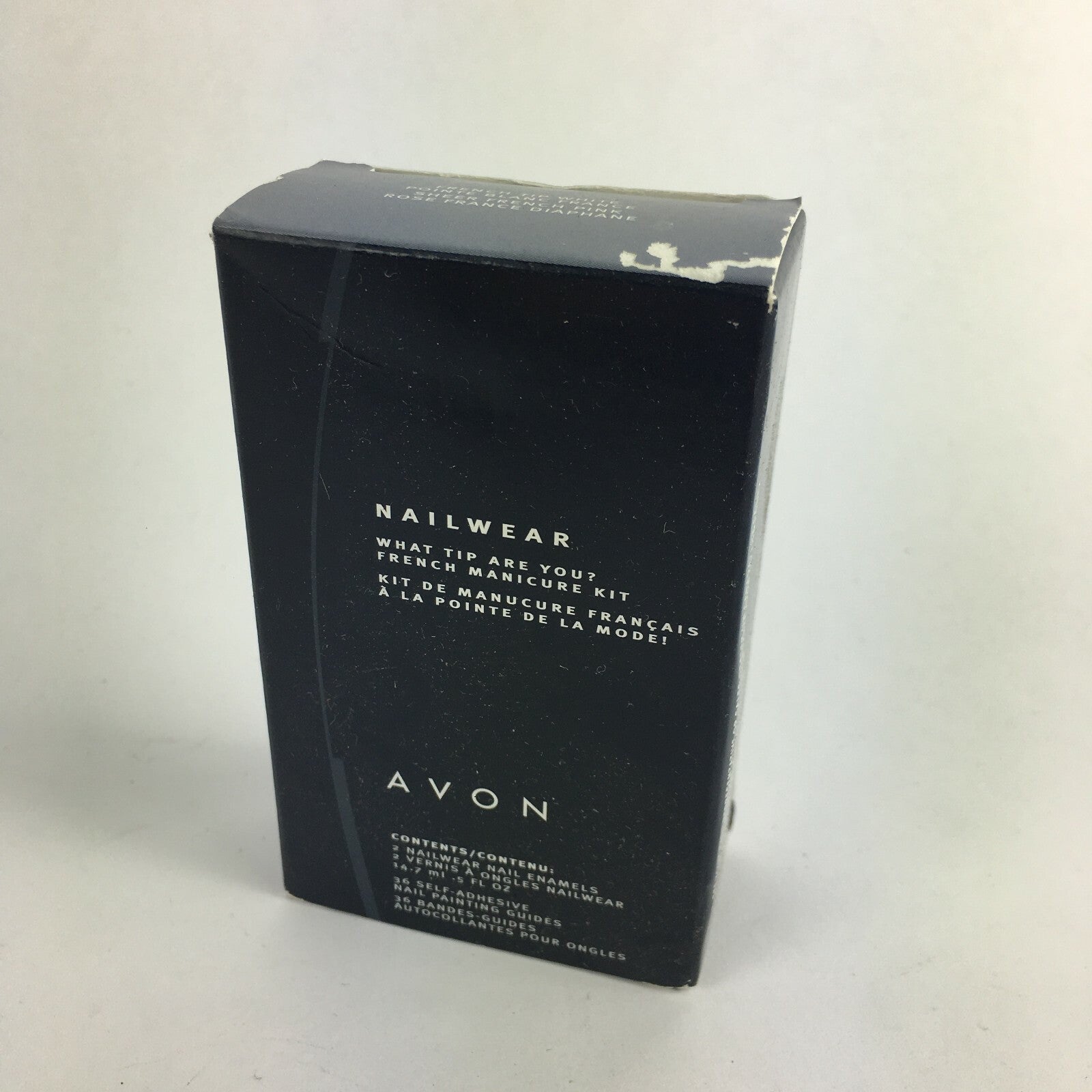 Avon Nailwear What Tip Are You ? French Manicure Kit Nail Enamel B2