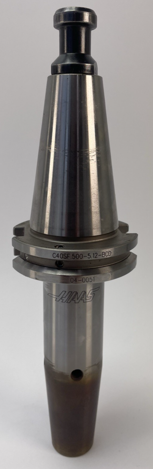 HAAS C40SF .500" x 5.12" Shrink Fit Tool Holder BCD 04-0051 25k RPM G2.5 CAT40