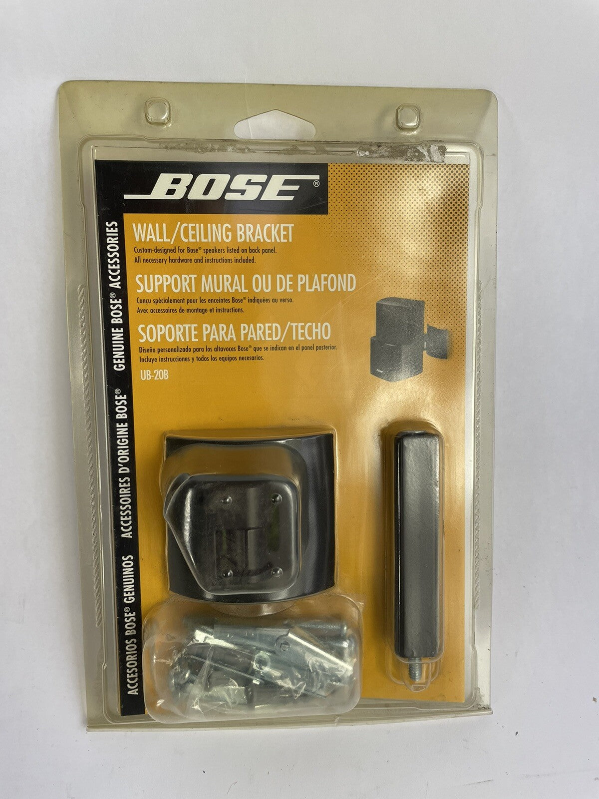 NEW Genuine BOSE UB-20B Wall / Ceiling Bracket Speaker Mount Black 