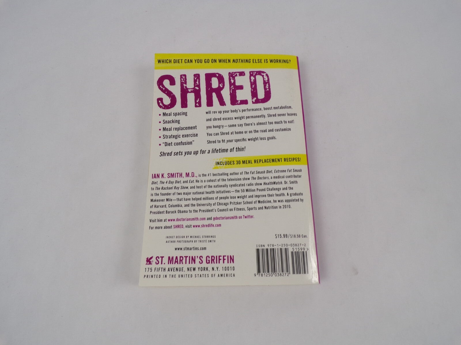Shred The Revolutionary Diet Ian K.Smith The Diet That Delivers Big