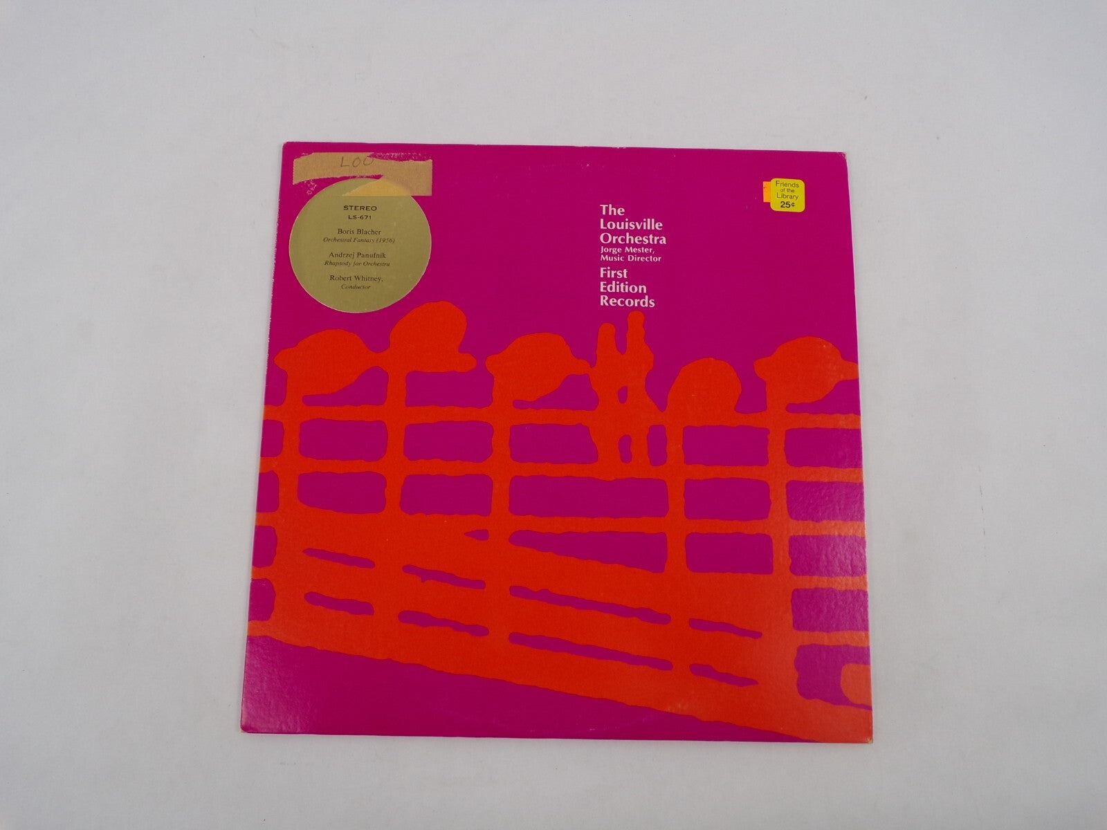 The Louisville Orchestra Jorge Mester, Music Director First Edition Records Bori