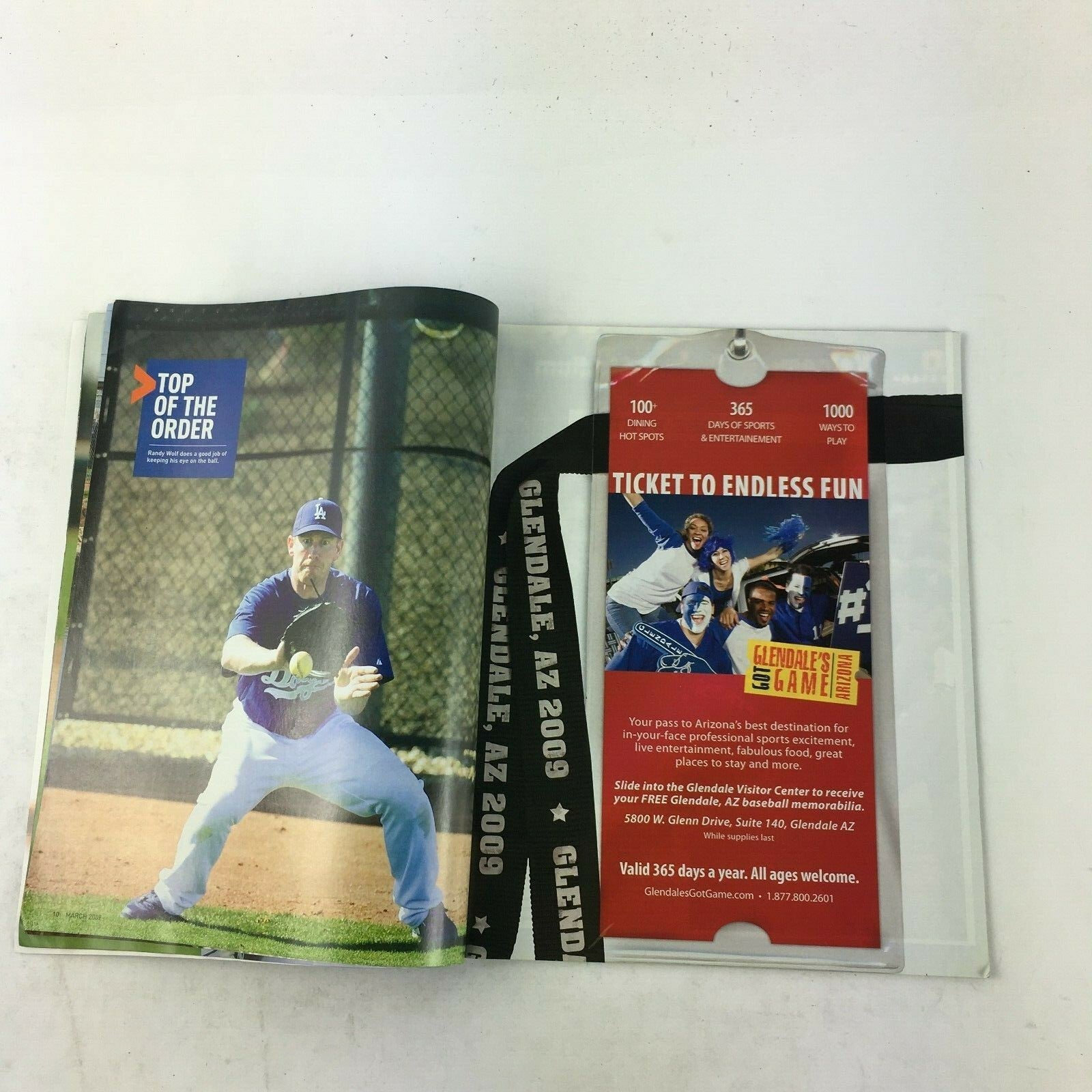 2009 Dodgers Magazine Raising Arizona Camelback Ranch Glendale Spring Training