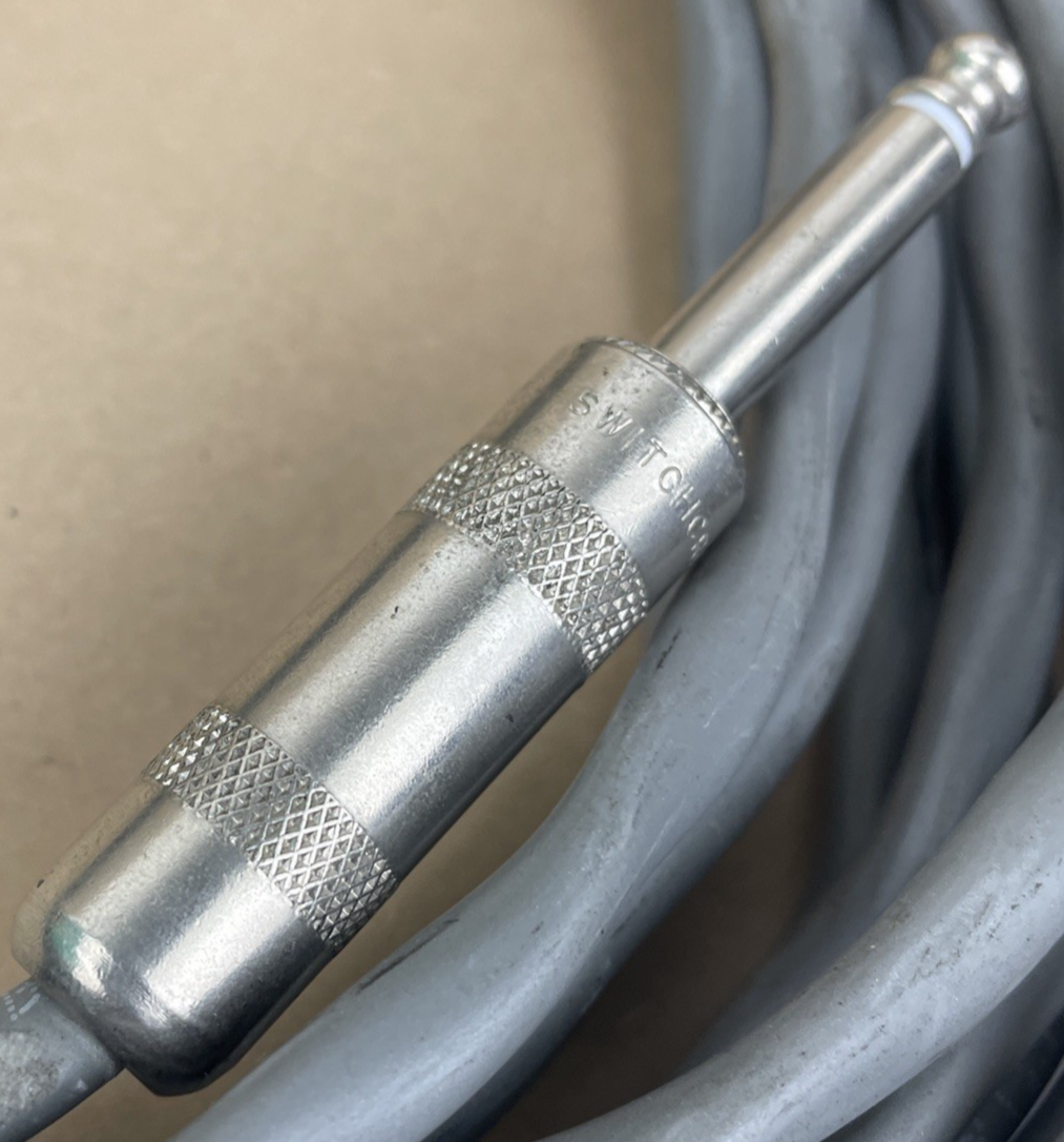 OEM Switchcraft Microphone Guitar Cord Connection Male 1/4" TS Jack 35' 35 Feet