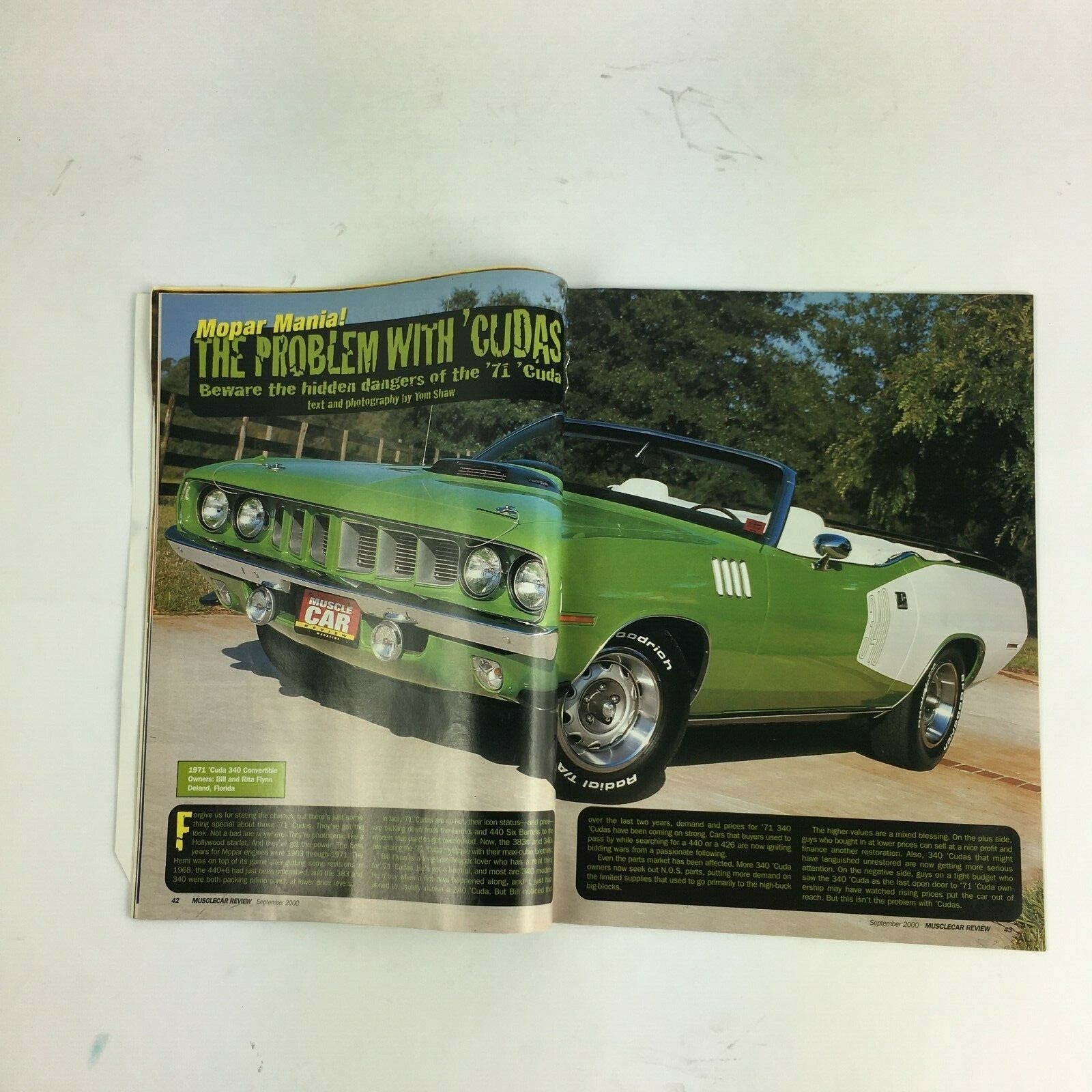 September 2000 Muscle Car Magazine 5 Mopars Worth Selling Your House For! 