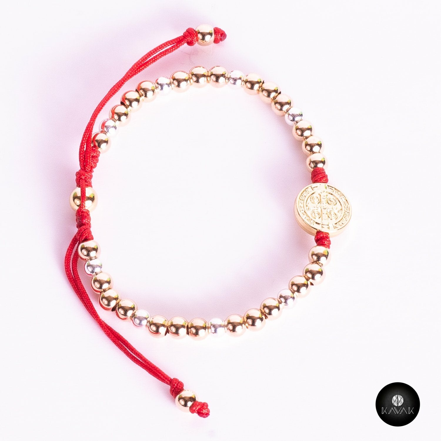 Kavak - Handmade Fire Beads Adjustable Women's Bracelet