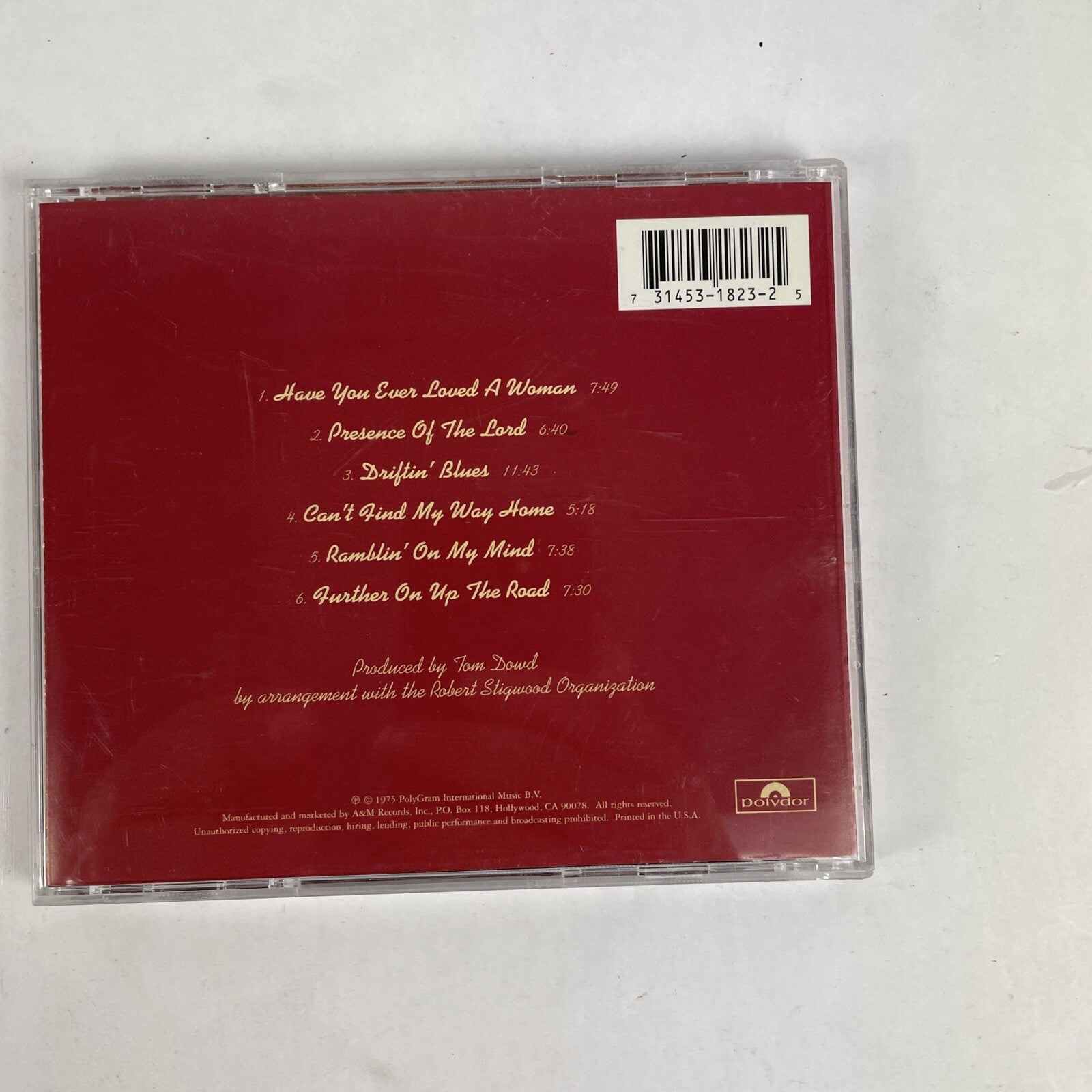 Eric Clapton - E.C. Was Here CD  #23