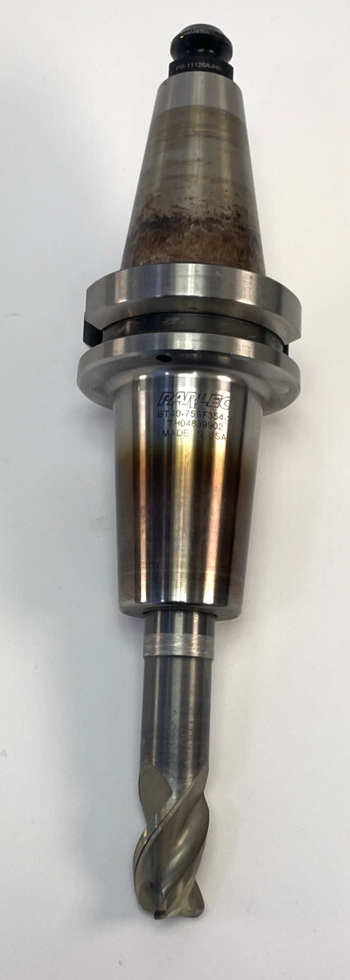 PARLEC BT40 75SF354-9 TH04839902 USA MADE w MariTOOL Pull Stud 18mm End Mill