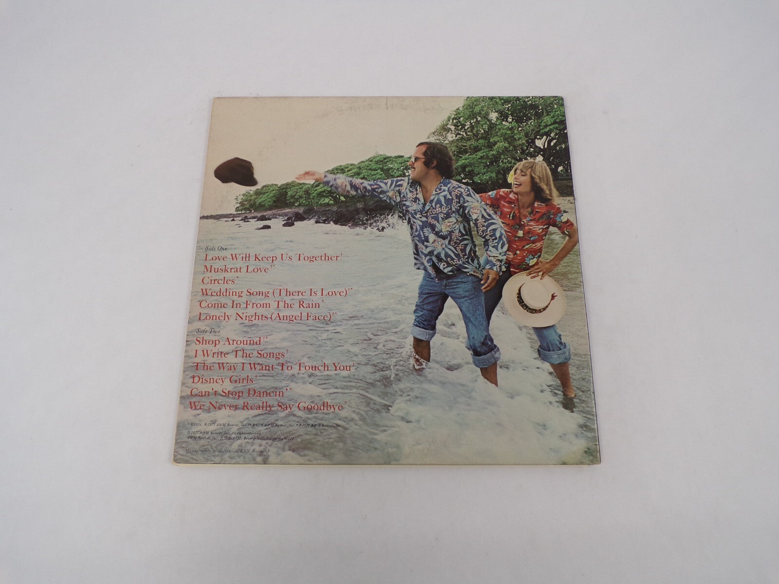 Captain & Tennille's Greatest Hits Love Will Keep Us Together Vinyl Record