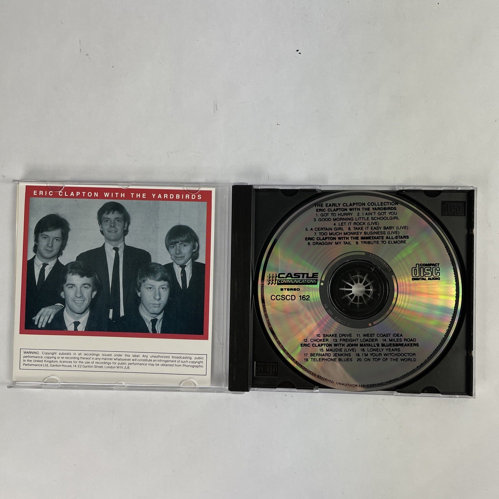 Eric Clapton - Early Collection CD  #17