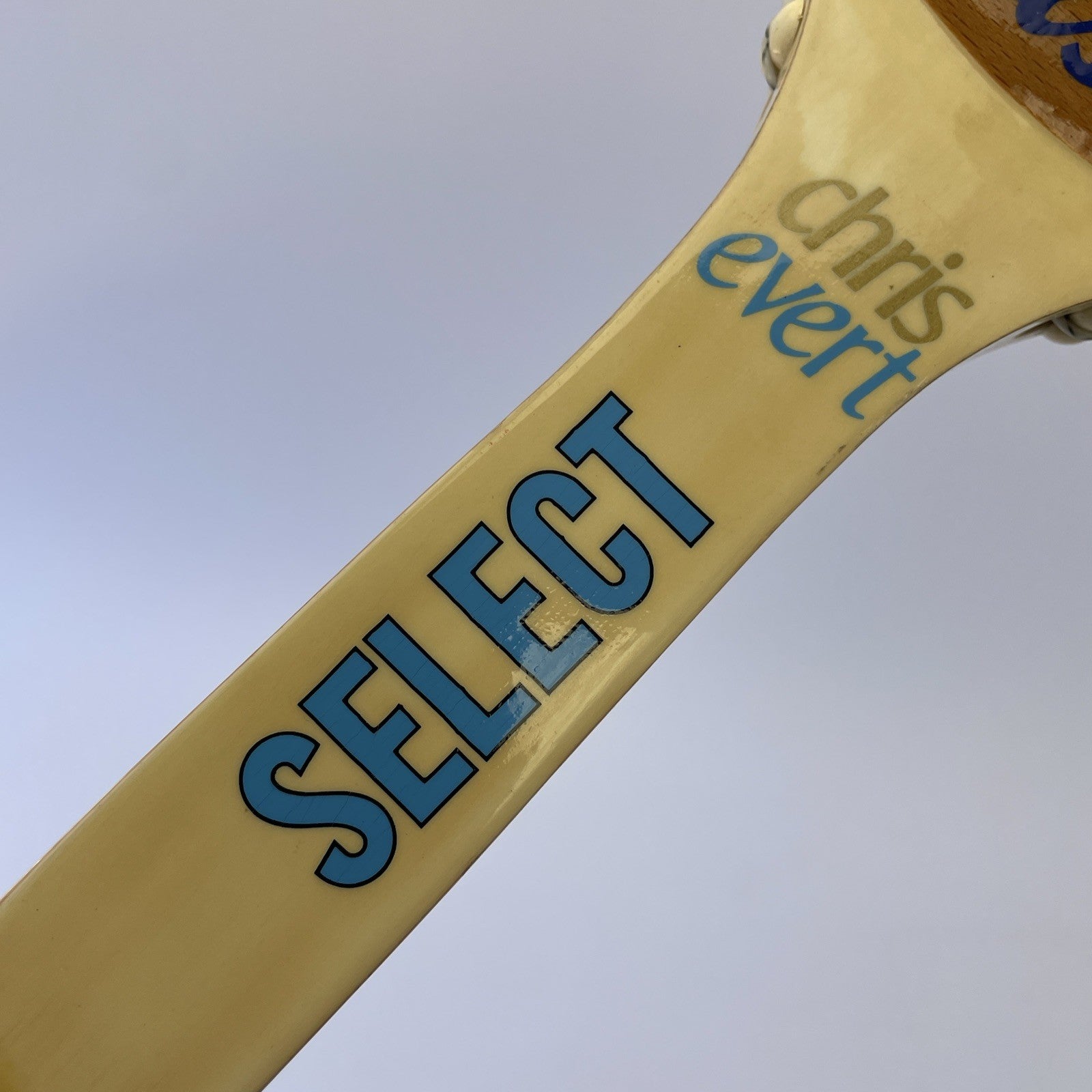 VINTAGE Wilson Chris Evert Select Tennis Racquet Wood  4 1/2" Grip - Near Mint