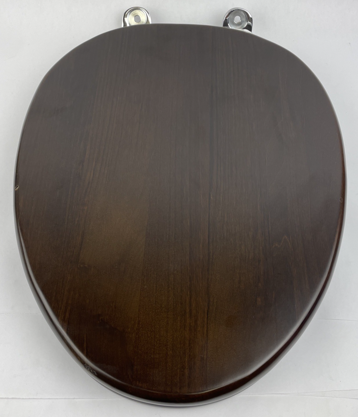 TOTO SS304 Maple SOFTCLOSE TOILET SEAT, ELONGATED CHROME HINGES, MAPLE WOOD