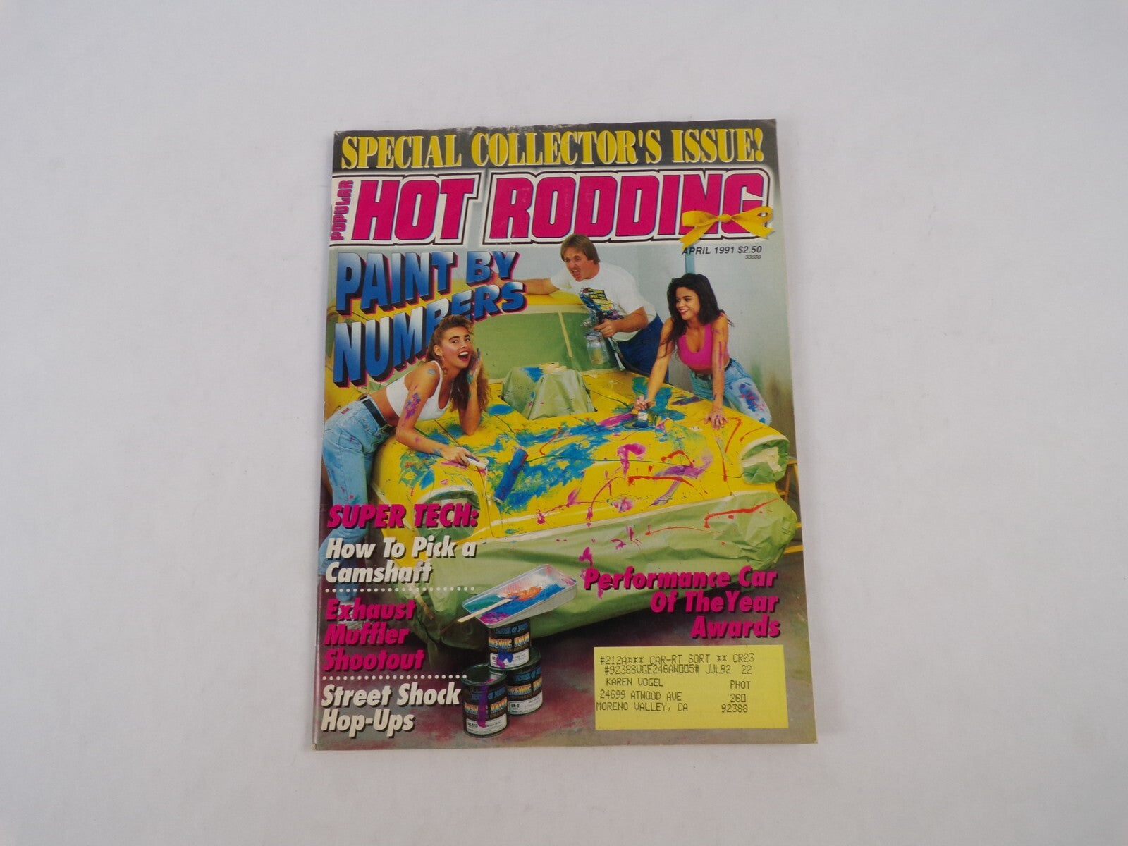 July 1992 Hot Rodding Magazine Paint By Numbers Special Collector's Issue! Sup
