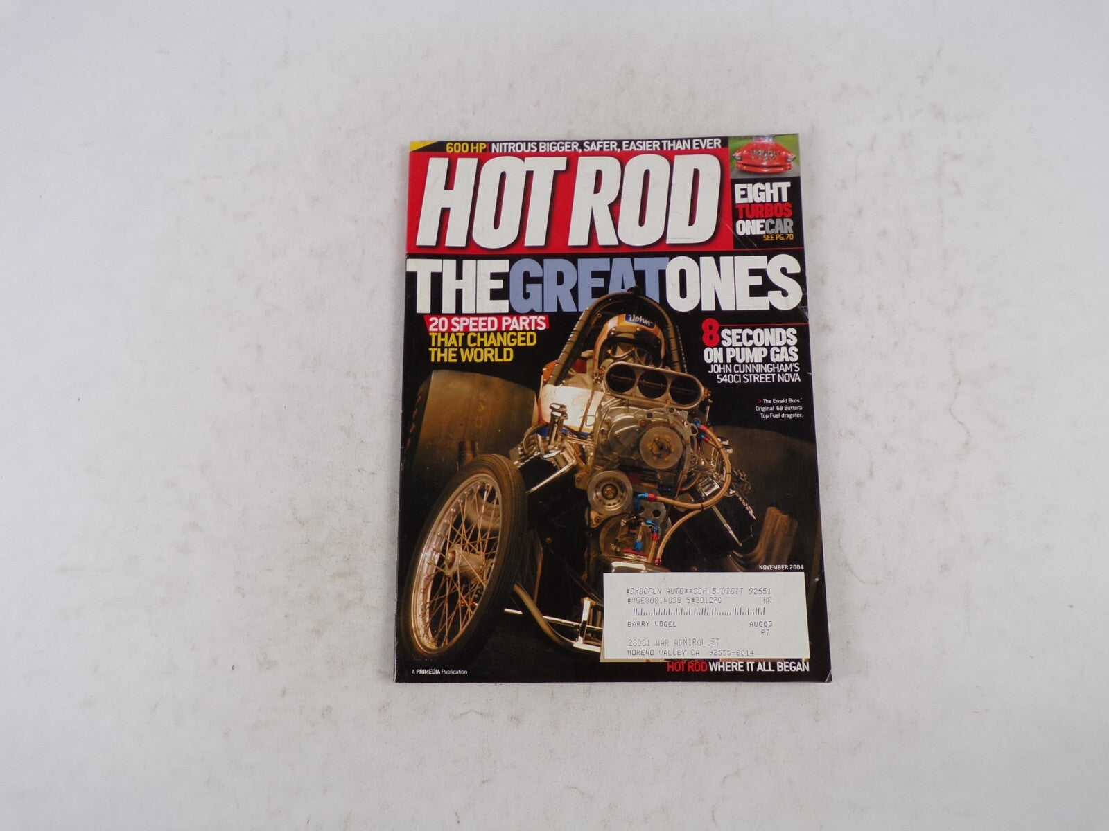 November 2004 Hot Rod The Great Ones 20 Speed Parts That Changed The World Eight