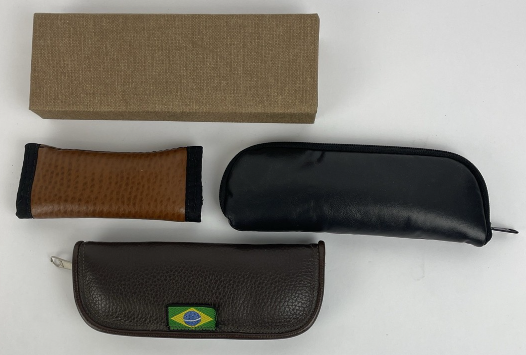 LOT OF 4 x KNIFE Protective STORAGE ZIPPER POUCHES AND SHEATHS one box