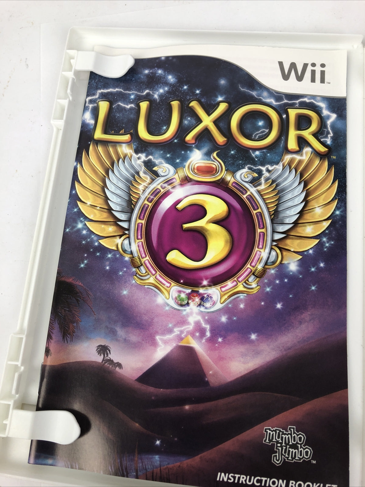 Luxor 3 Mumbo Jumbo Nintendo Wii Game Mint Disc Guaranteed Complete