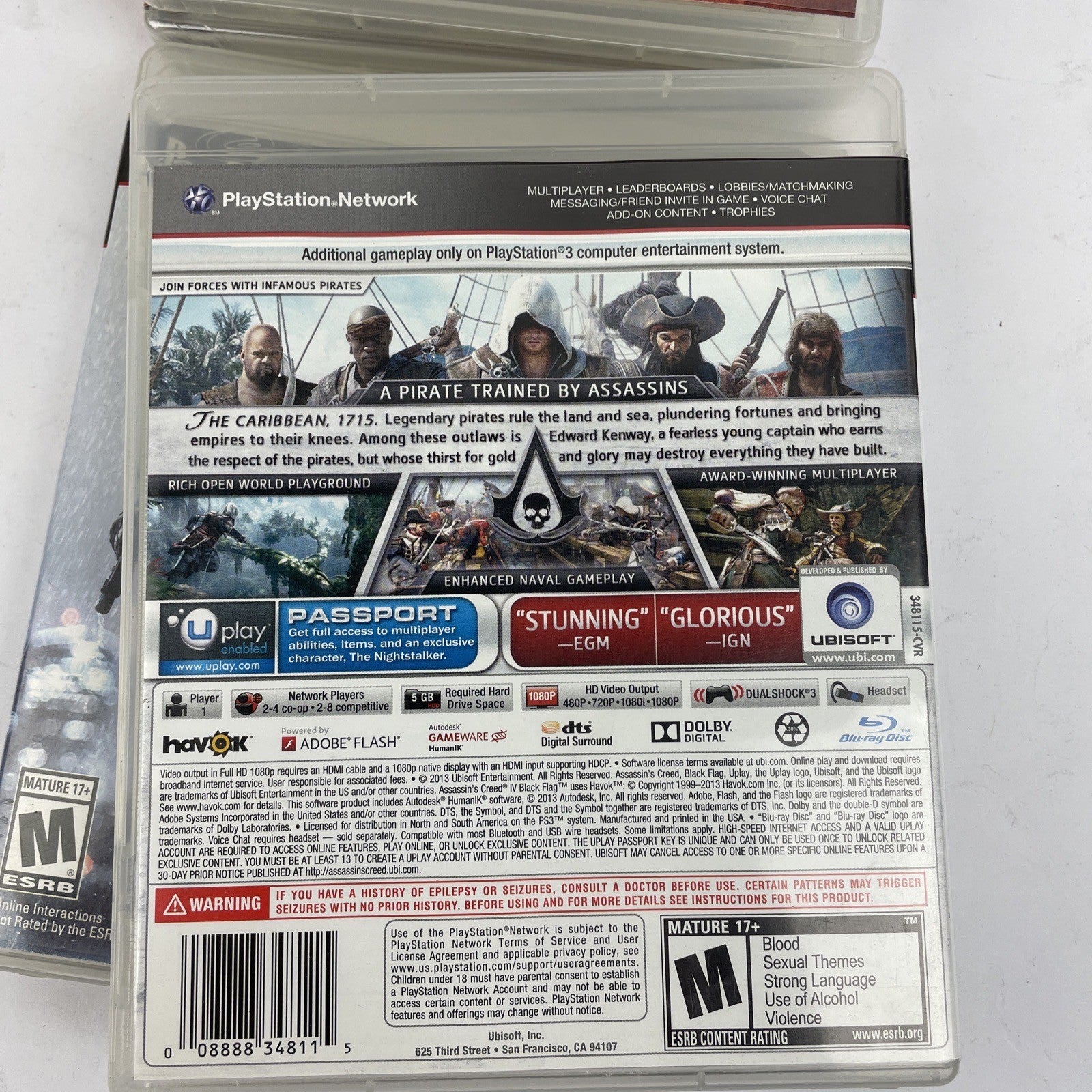 4 x PlayStation 3 PS3 Assassins Creed 4 Black Flag BORDERLANDS2 BATTLEFIELD4 MOH