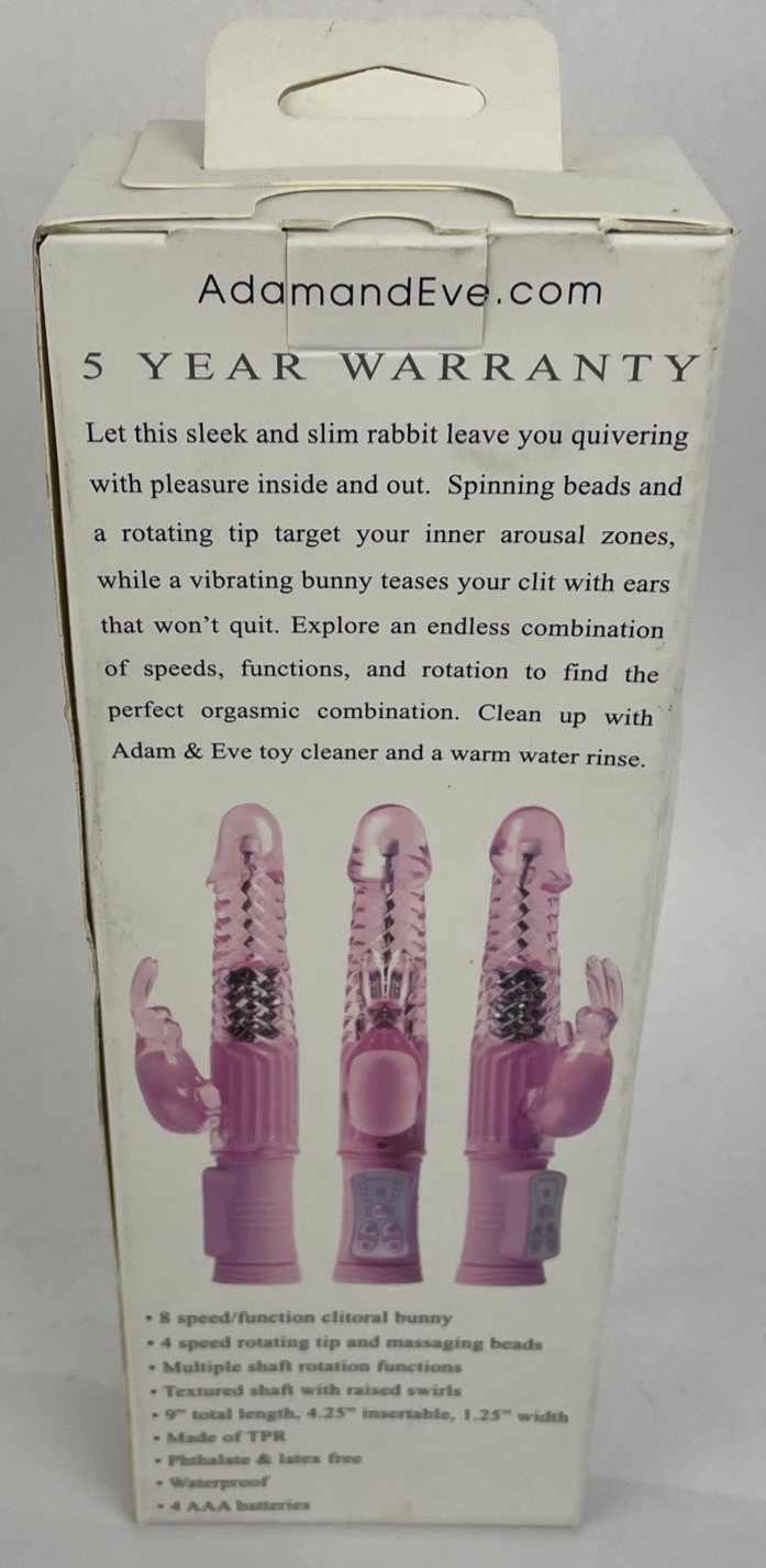 Adam and Eve Eve's First Rabbit Personal Pleasure Vibrator Toy Pink