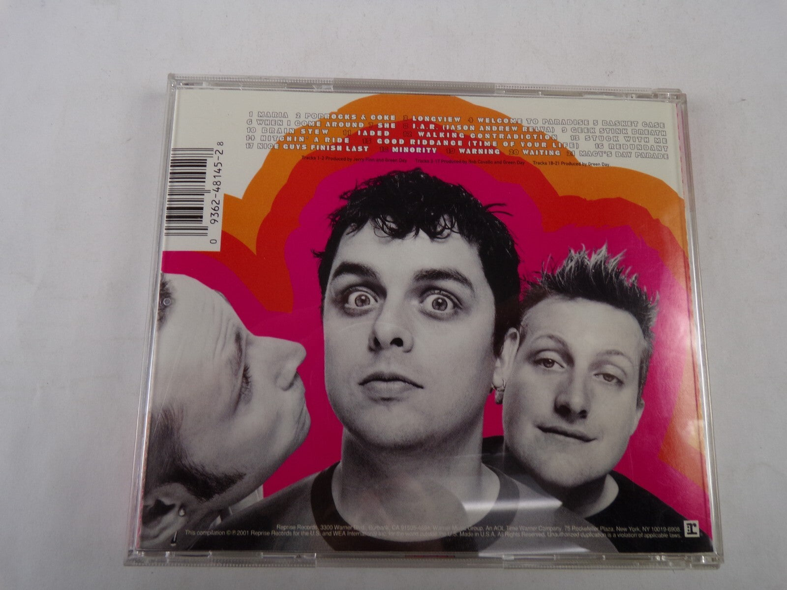 Green Day International Superhits Maria Poprocks & Coke Longview CD#57