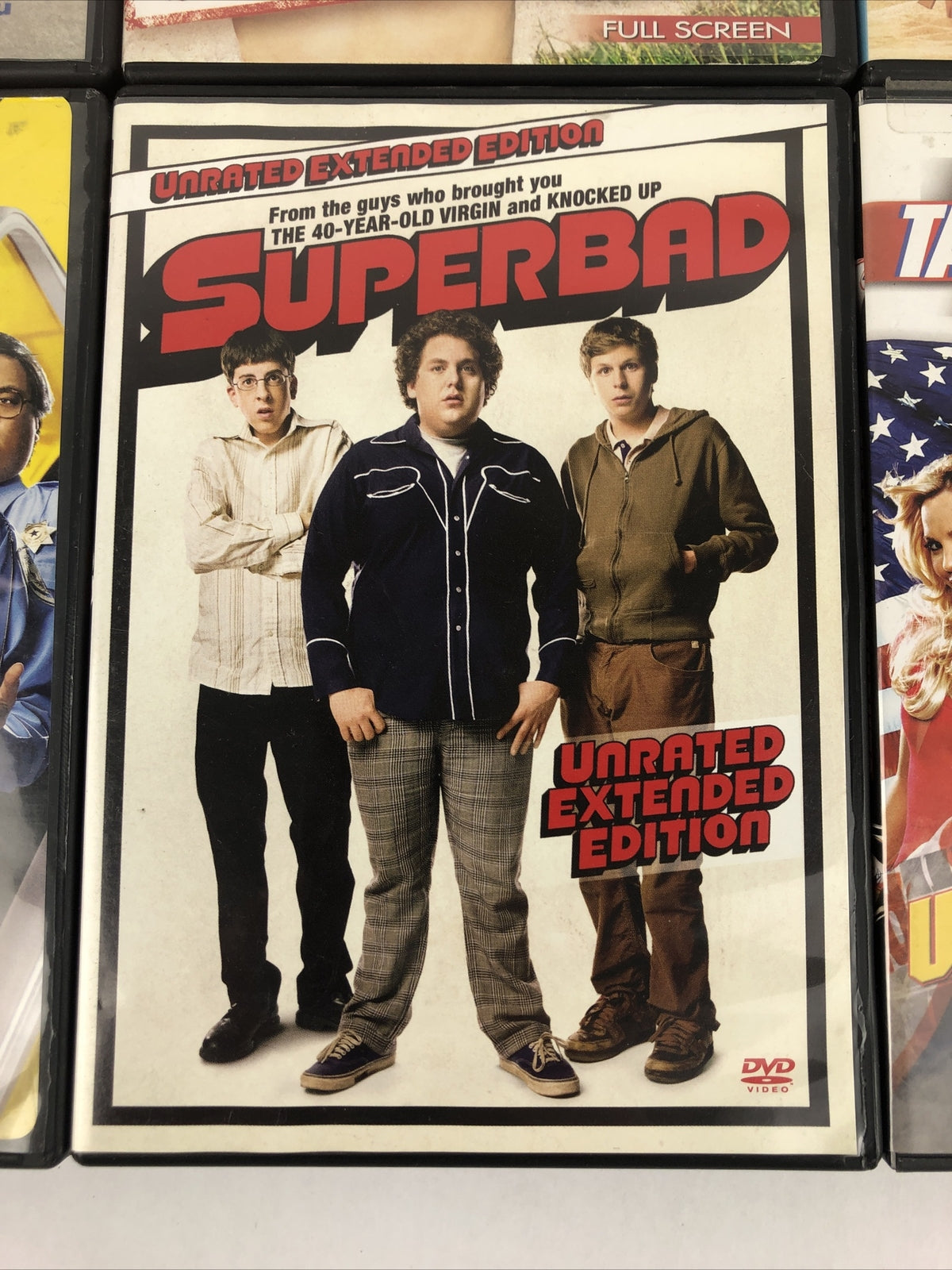 Awesome DVD LOT 6 Movies Comedy Superbad  Accepted Euro Trip Talladega Nights ++