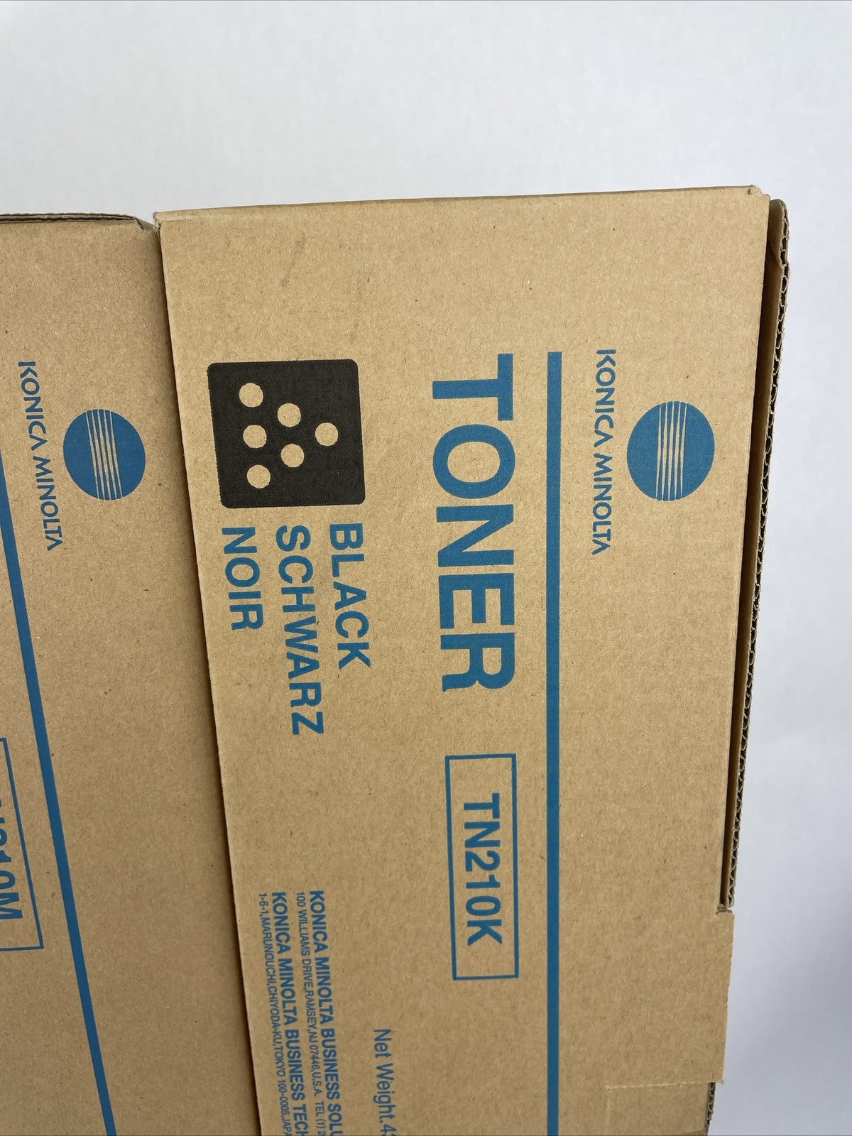 4 New Sealed Genuine Konica Minolta TN210C TN210Y TN210M TN210K Toner Cartridge