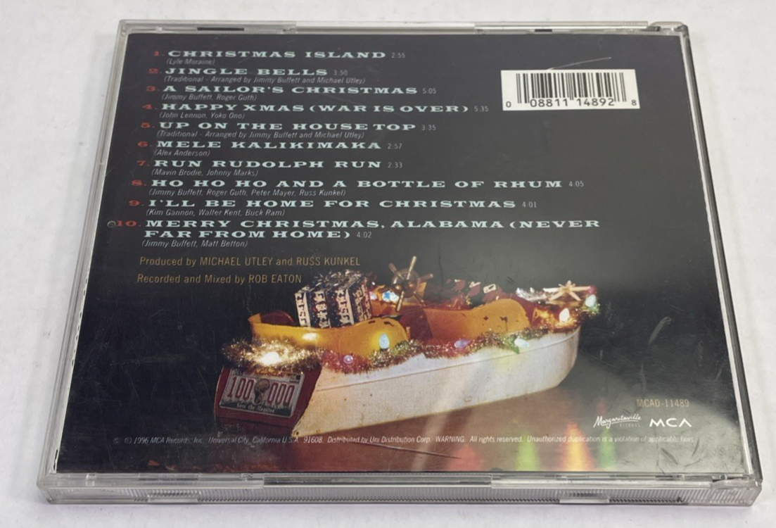 Jimmy Buffet " Christmas Island "  (1996) Digital Audio Holiday CD MCA Records