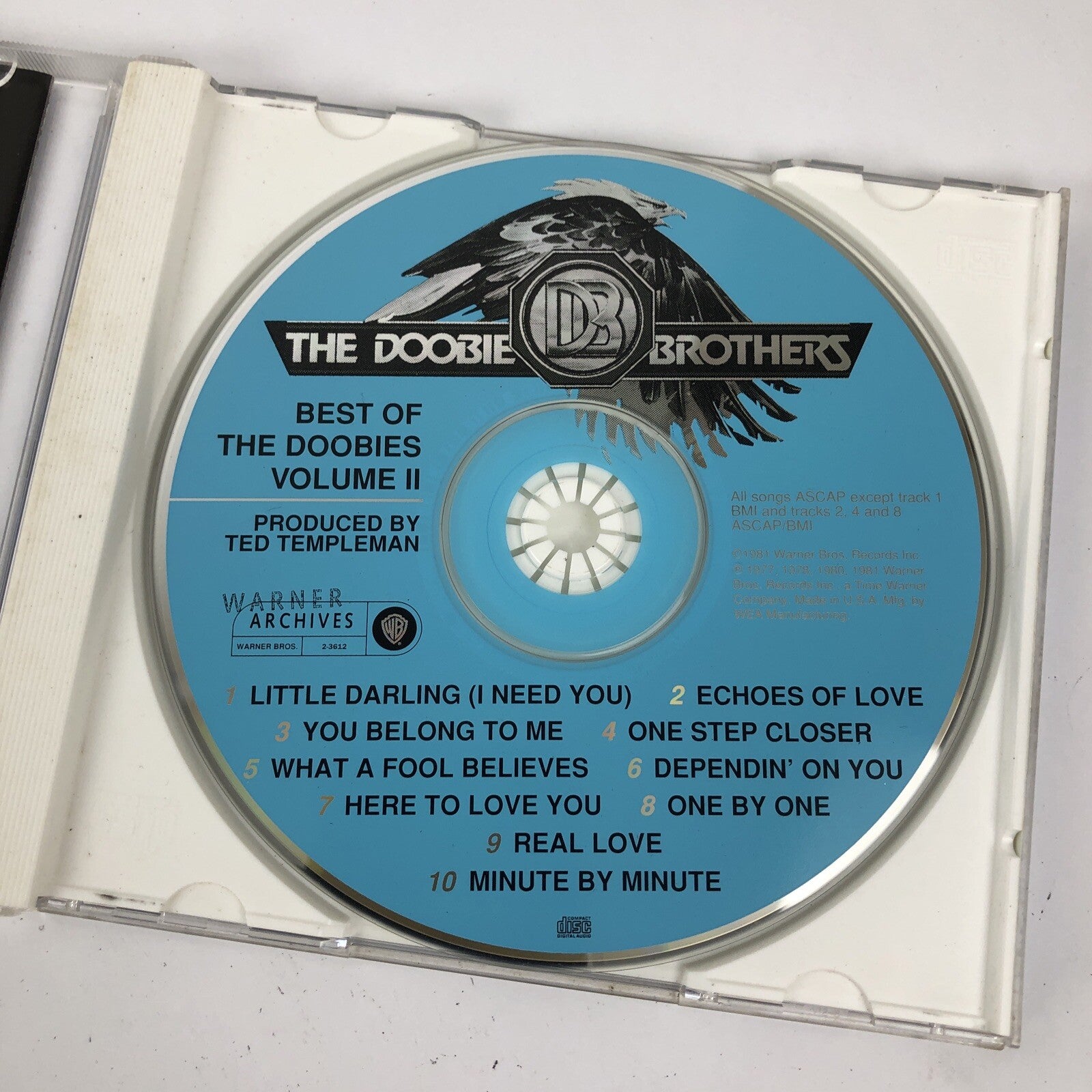 The Doobie Brothers - Best of the Doobies, Vol. 2 (CD, 1995, Warner Bros.) #15