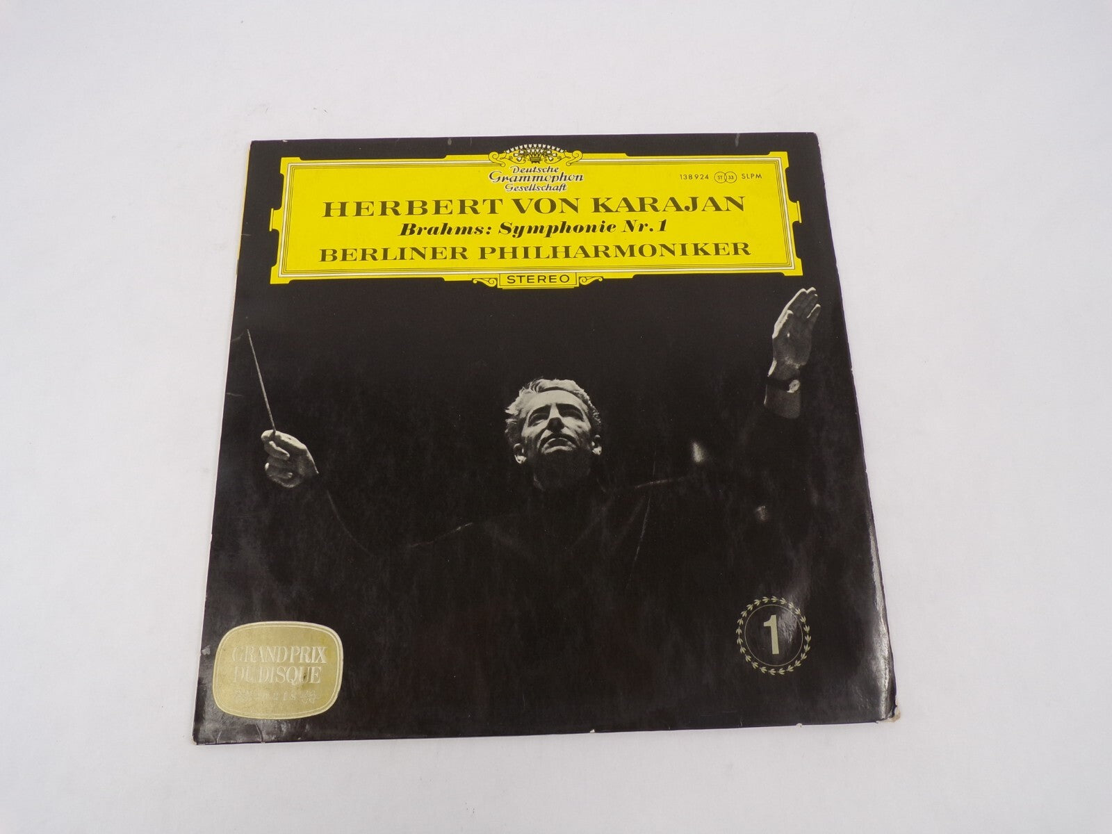 Herbert Von Karajan Brahms Symphonic No.1 Berliner Philharmoniker Vinyl Record