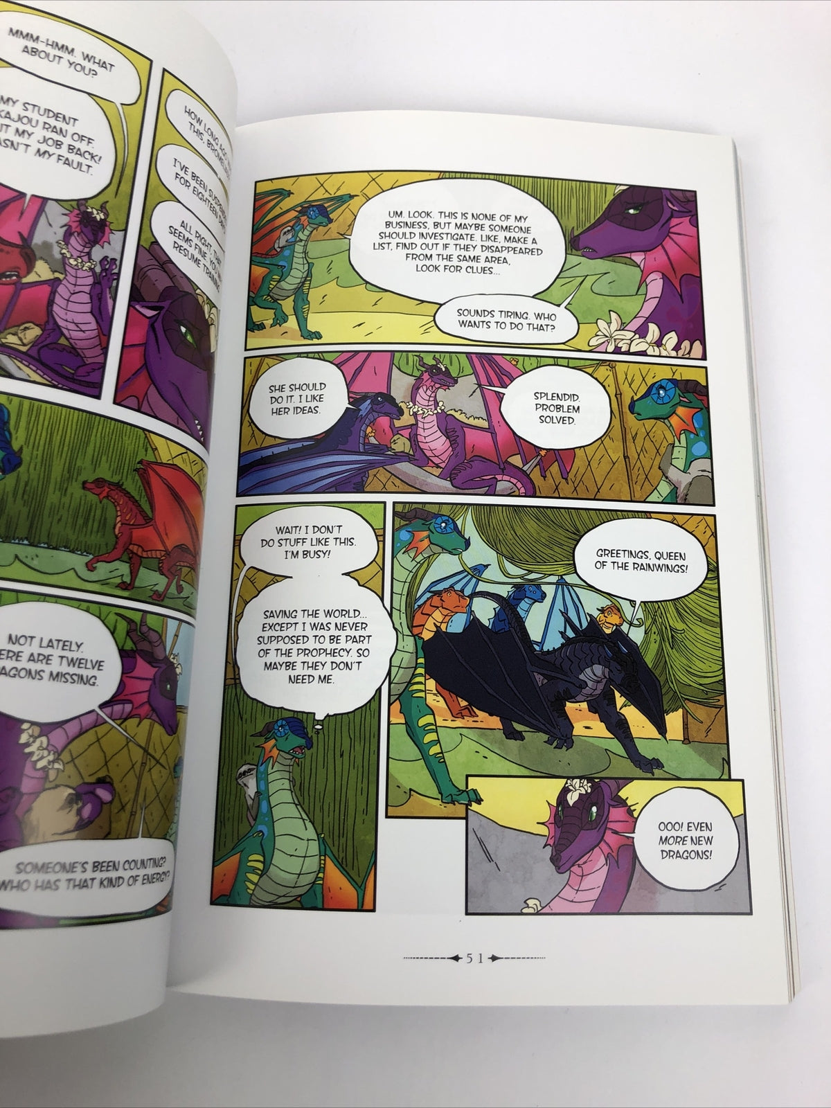 Wings of Fire " The Hidden Kingdom " The Graphic Novel #3 Scholastic Mike Holmes