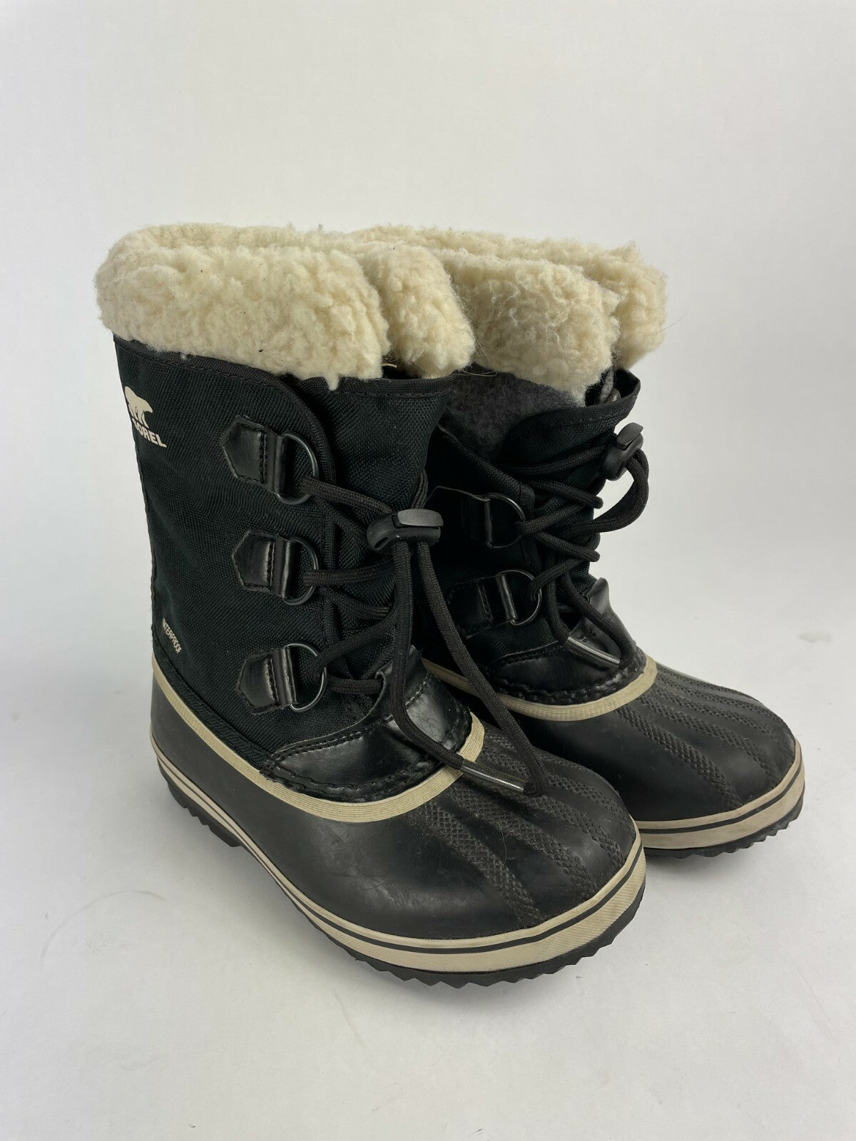 Sorel Chelsea Hand Crafted Natural Rubber Waterproof Black UK 13 EUR 32 Shoe M1