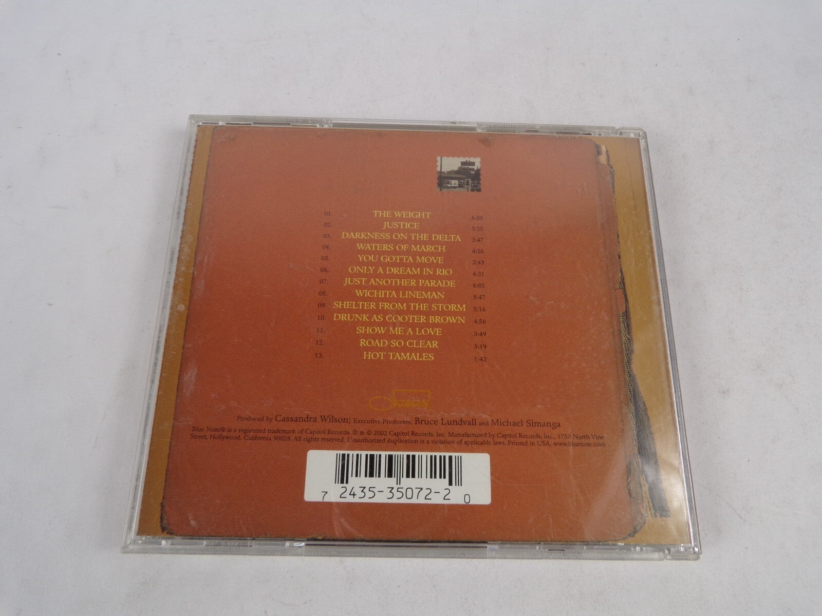 Cassandra Wilson Belly Of The Sun The Weight Justice Darkness On The Delta CD#53