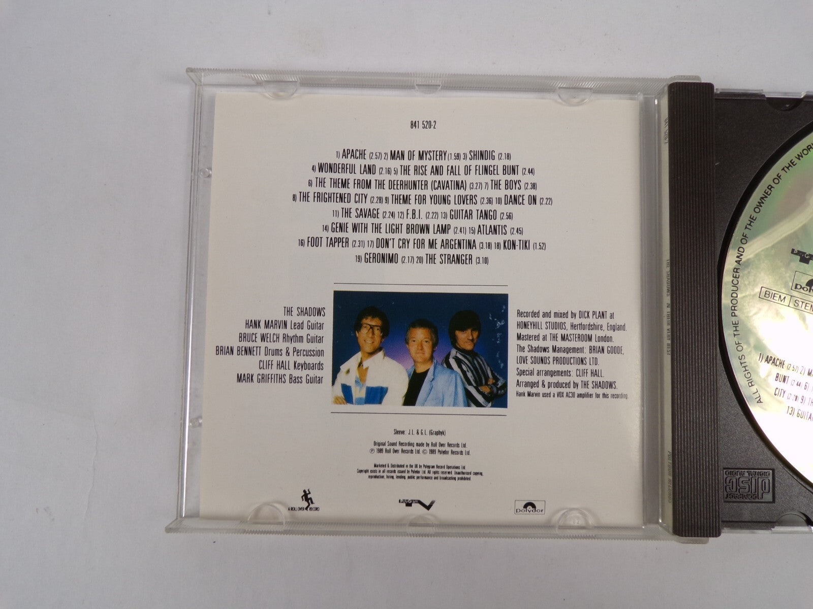 The Shadows At Their Very Best Greatest Hits CD #12