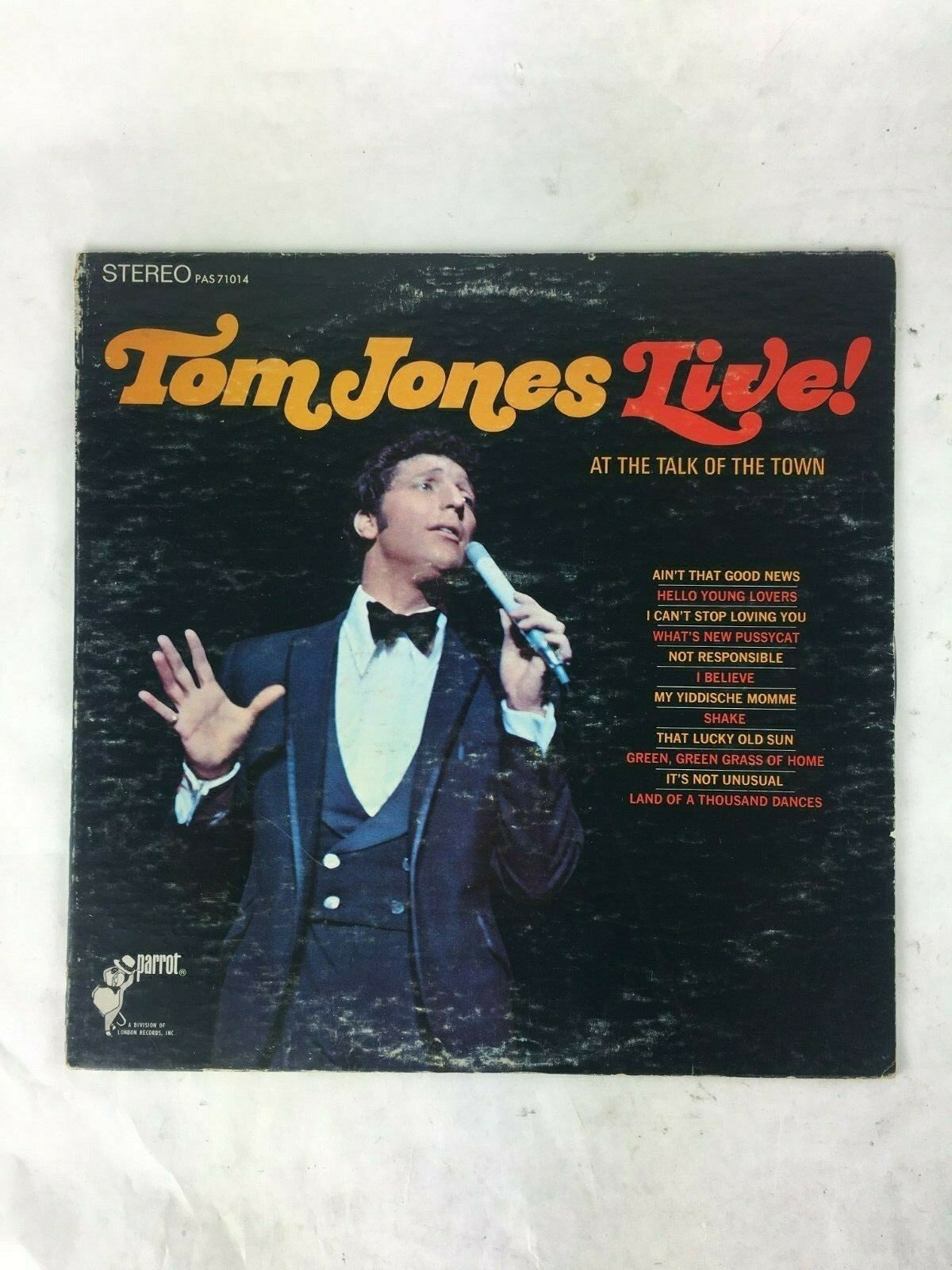 Tom Jones Live! At the Talk of the Town