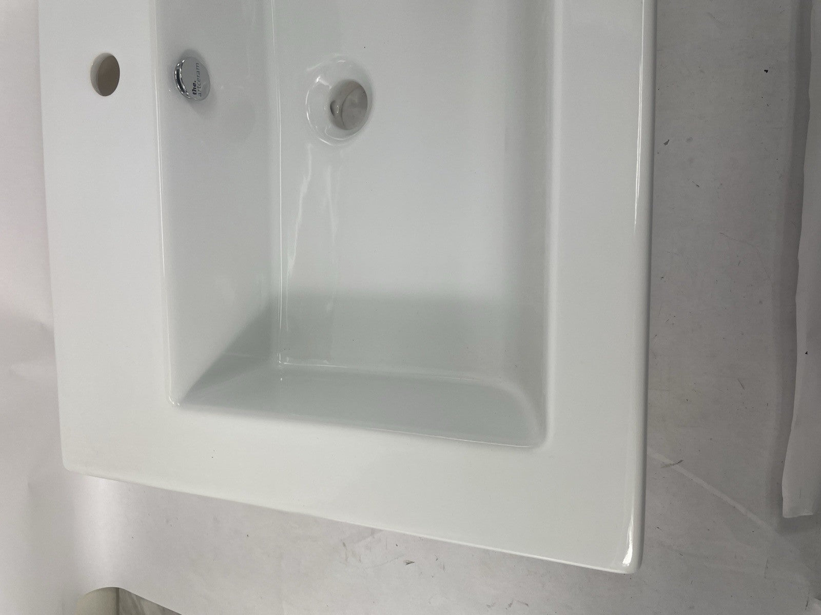 Artceram GAP 71 GPL002 Encased Sink 71 x 51 Glossy White Bathroom Water Basin