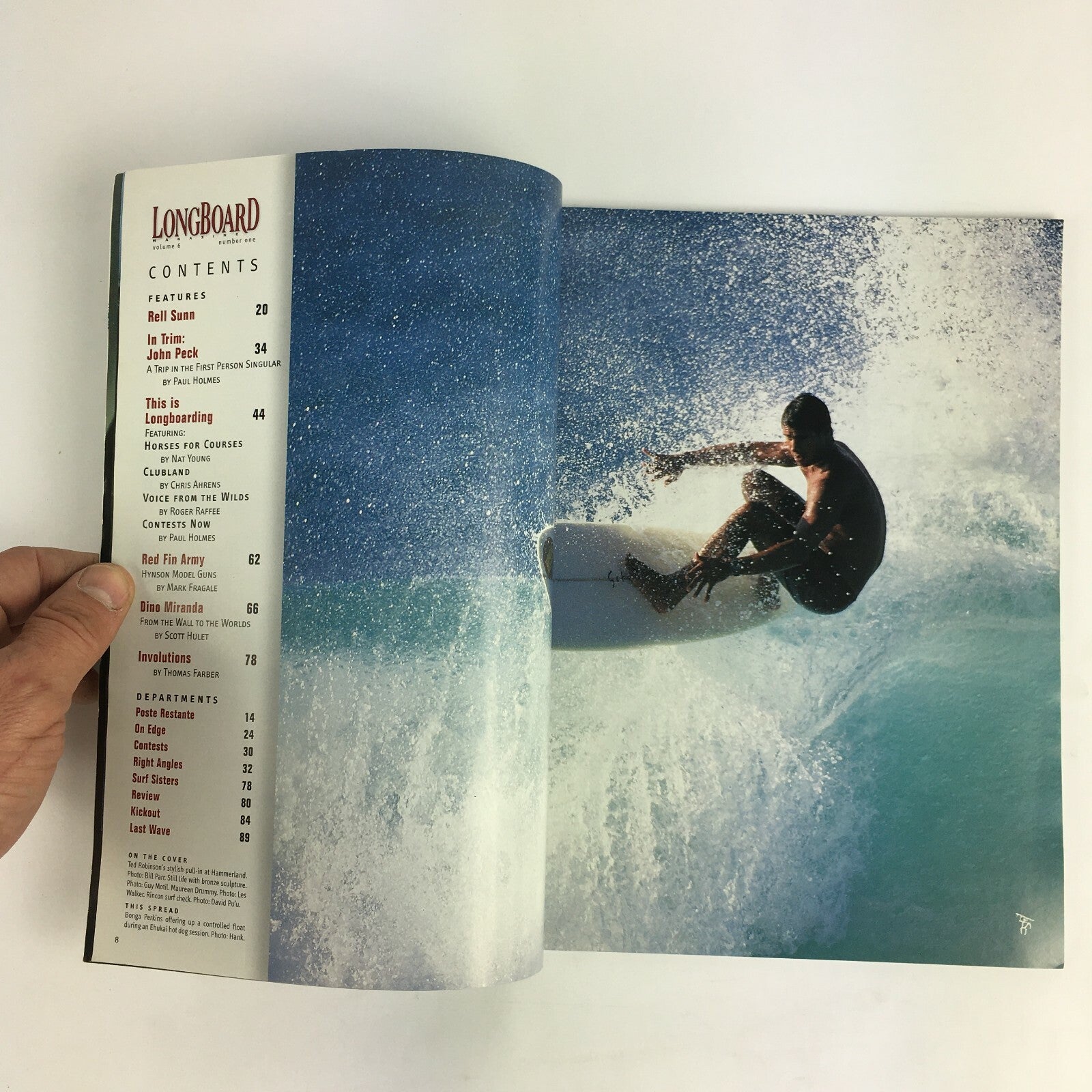 April 1998 Long Board Magazine This is Long Boarding Dino Miranda John Peck