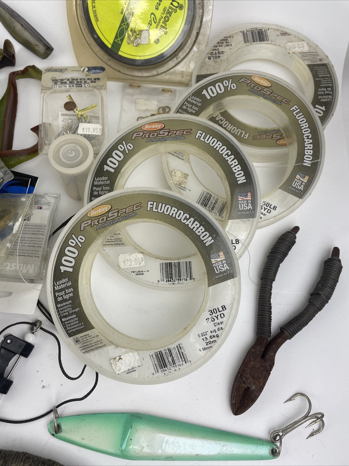 Salt water deep Sea Fishing Terminal Tackle Lot Zukers Lures Tady 45 Swim Baits