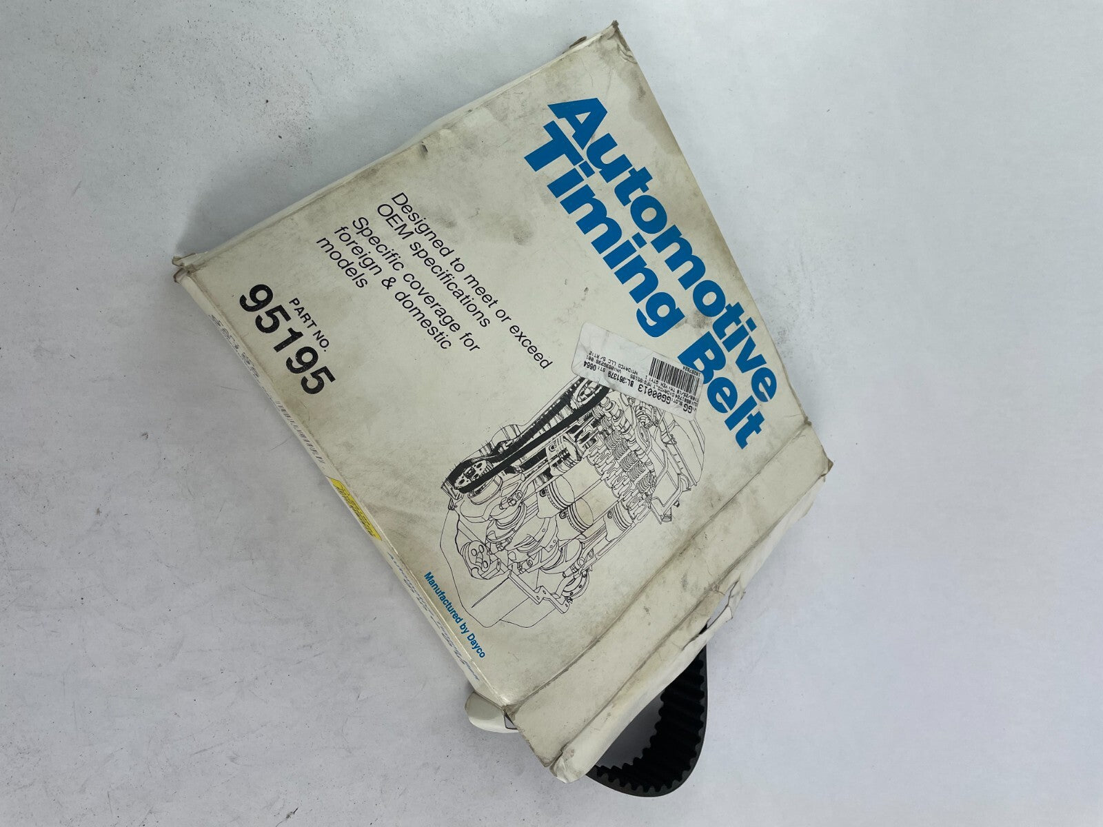 Dayco 95195 timing belt OEM automotive engine drive timing belt replacement A11 reinforced rubber belt